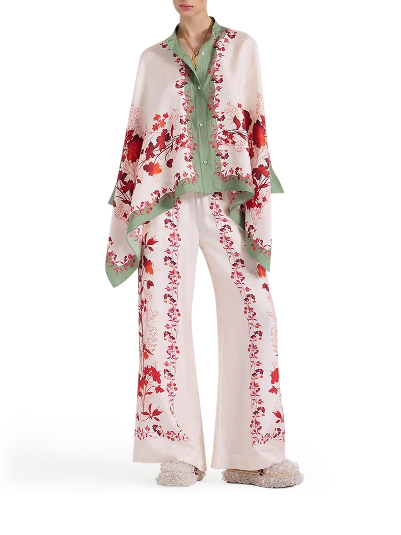 PANTALONI IN SETA