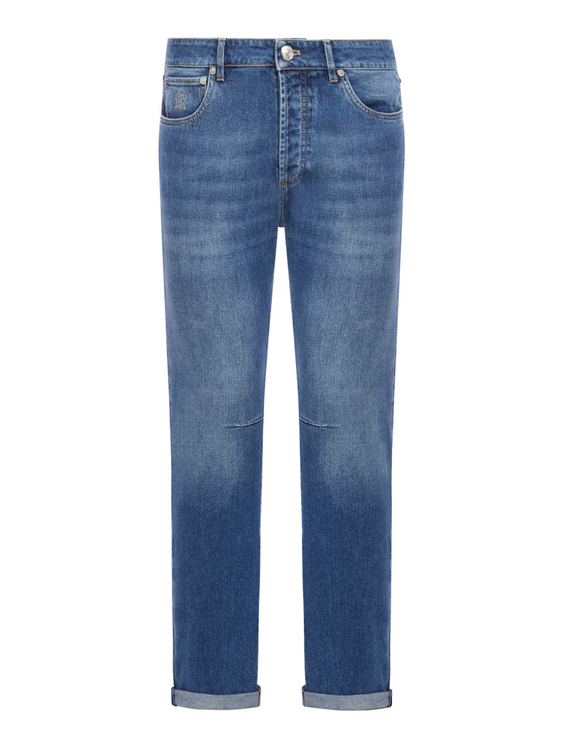 JEANS IN COTONE ELASTICIZZATO