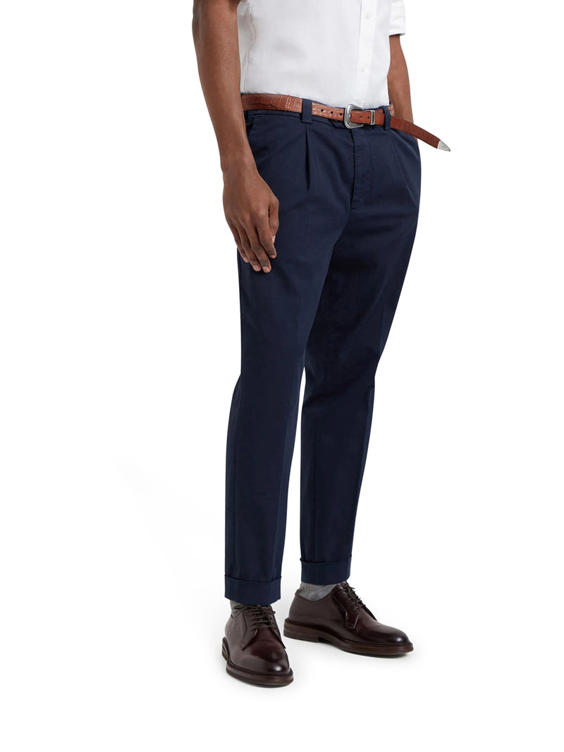 PANTALONI CHINO IN MISTO COTONE