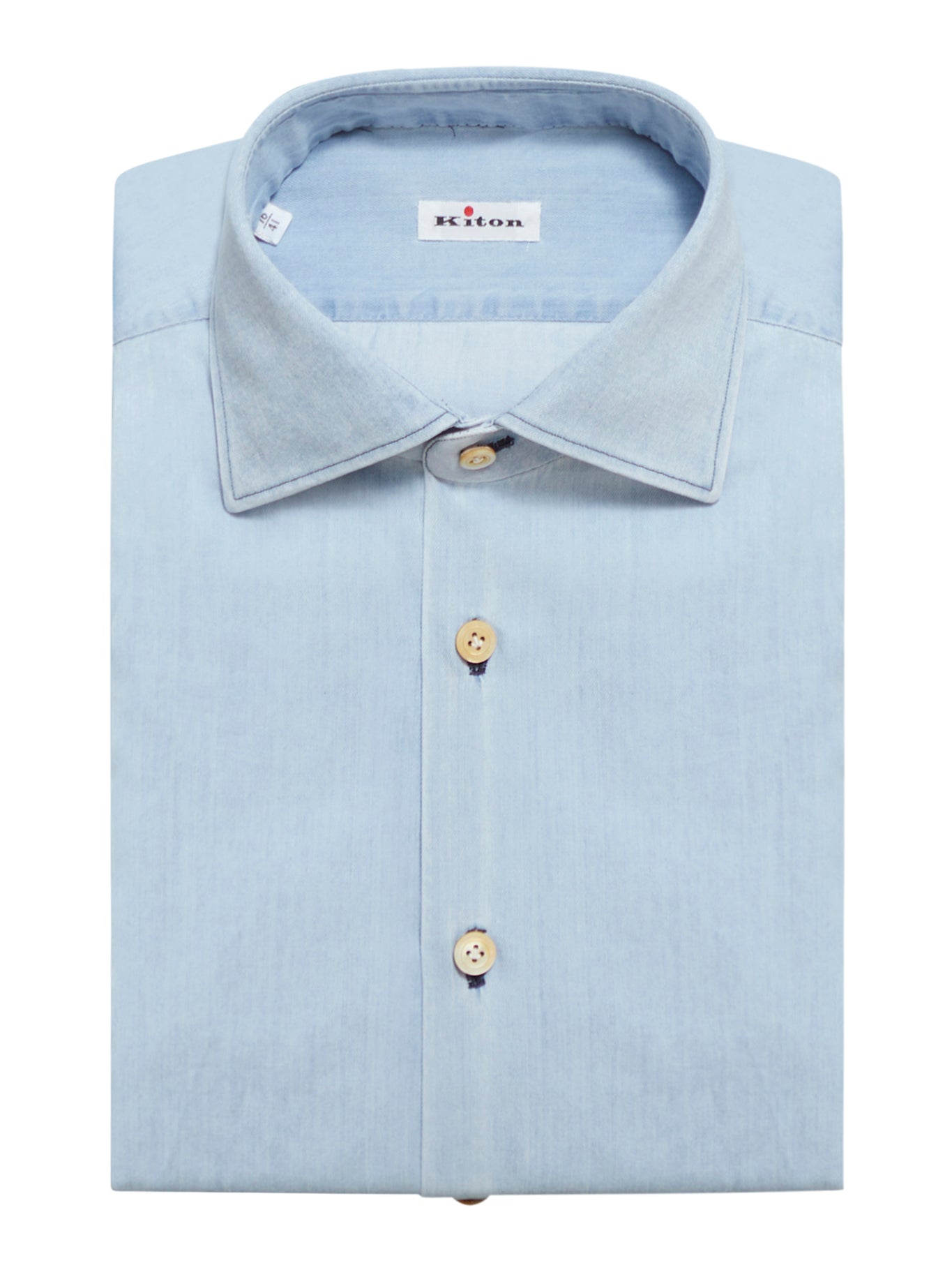 CAMICIA IN COTONE EFFETTO DENIM