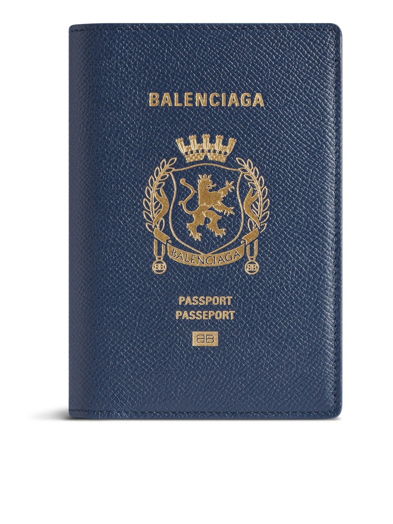 CUSTODIA PASSPORT DA UOMO IN BLU