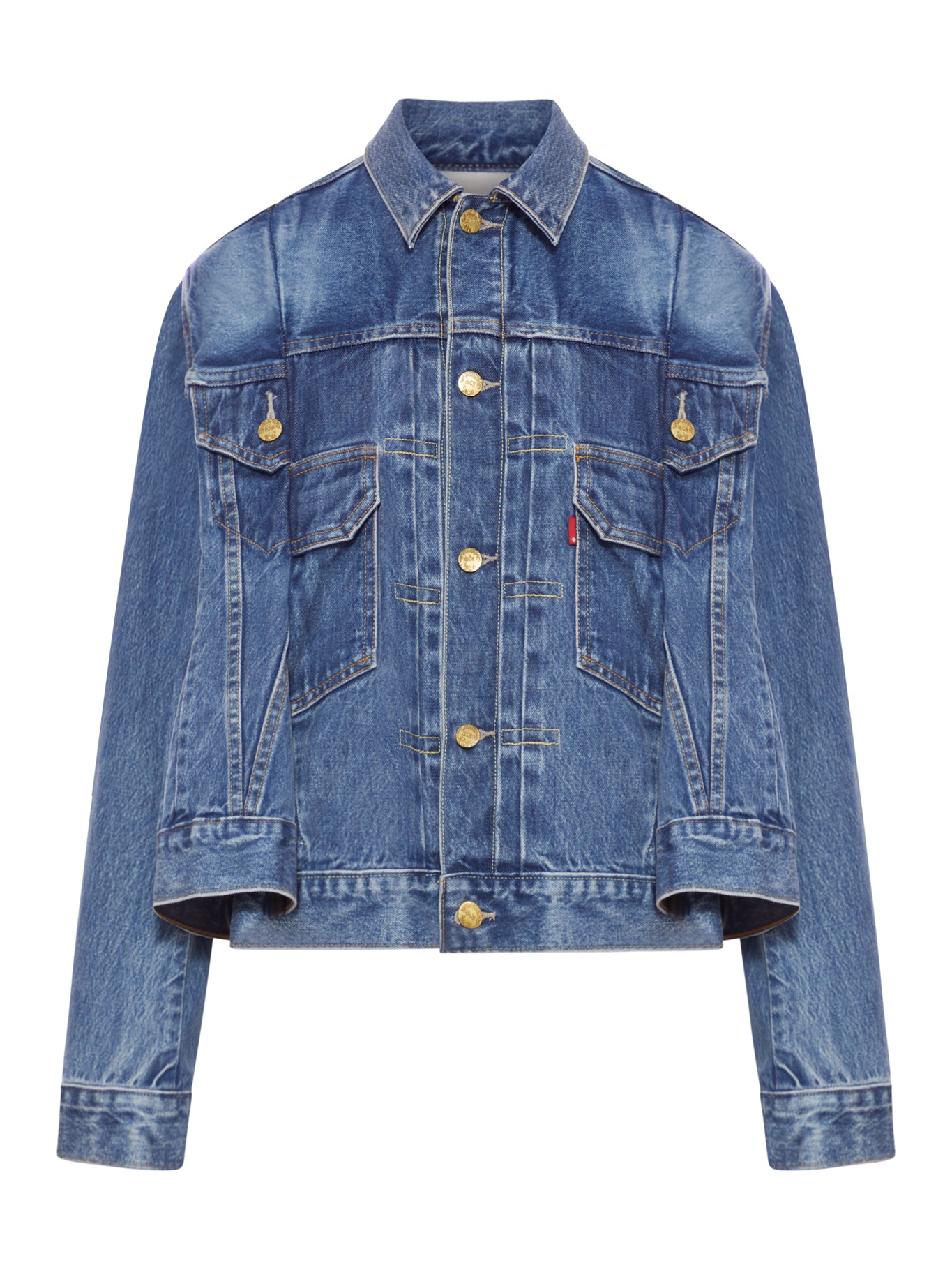 GIUBBINO IN DENIM SACAI X LEVI`S