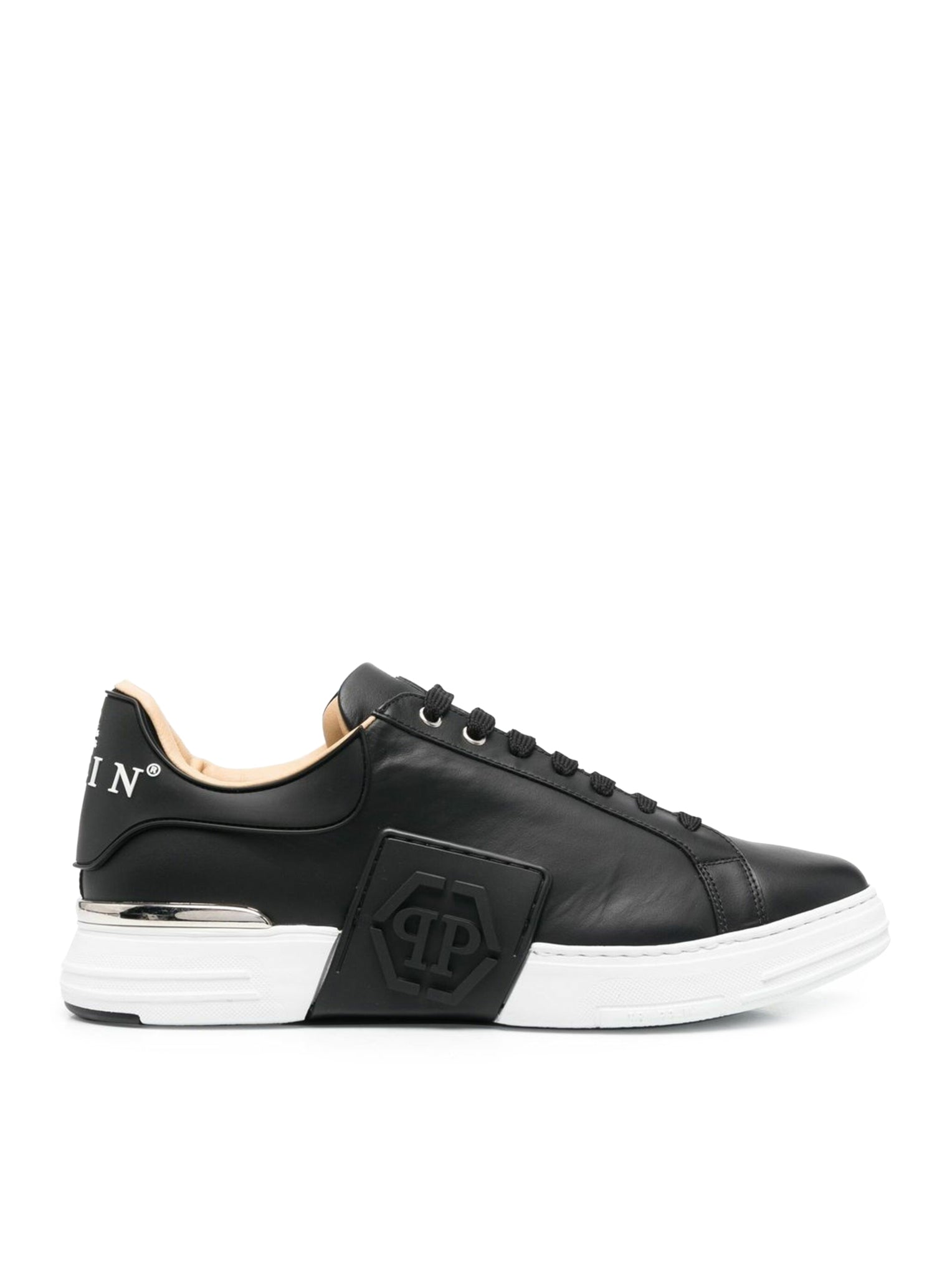 SNEAKERS LO-TOP HEXAGON IN PELLE