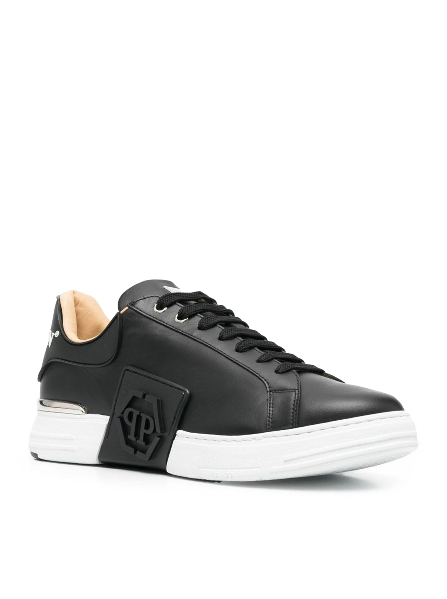 SNEAKERS LO-TOP HEXAGON IN PELLE