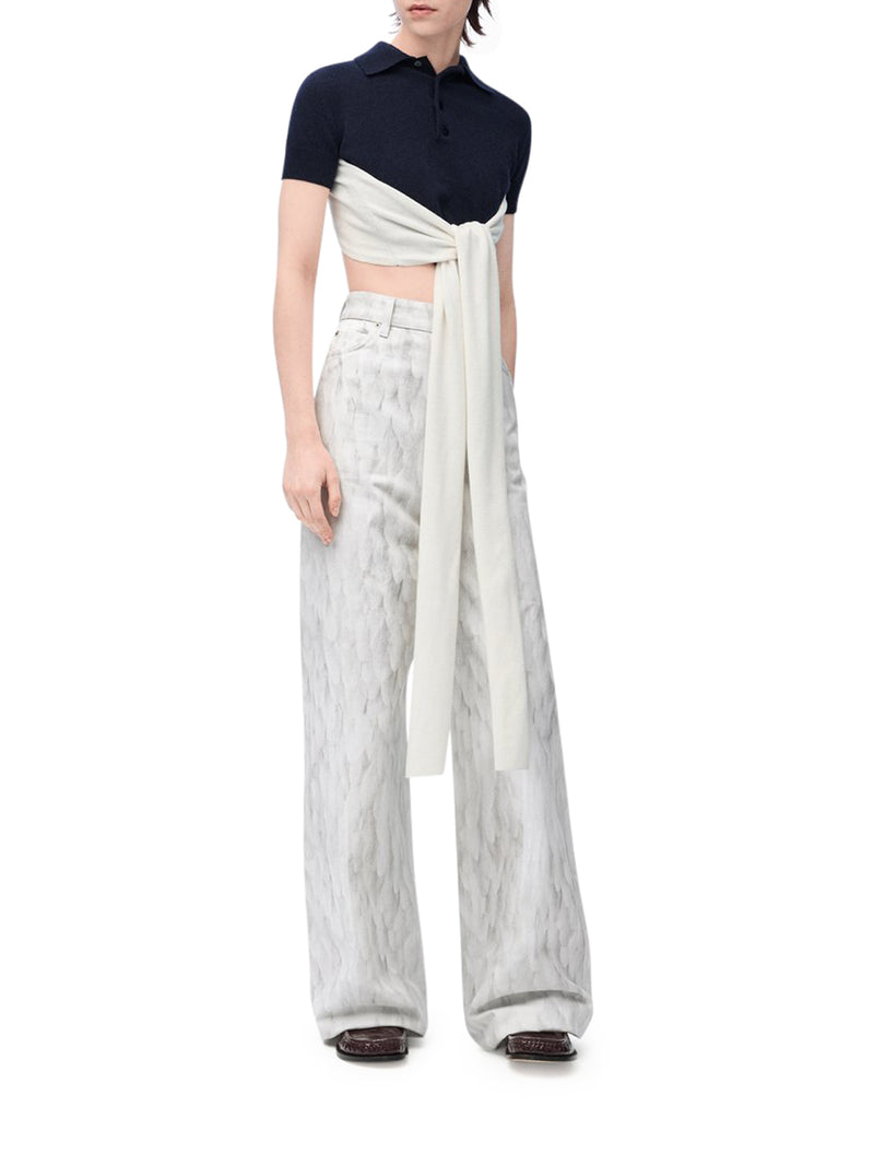 MAGLIA A POLO IN LANA E CASHMERE