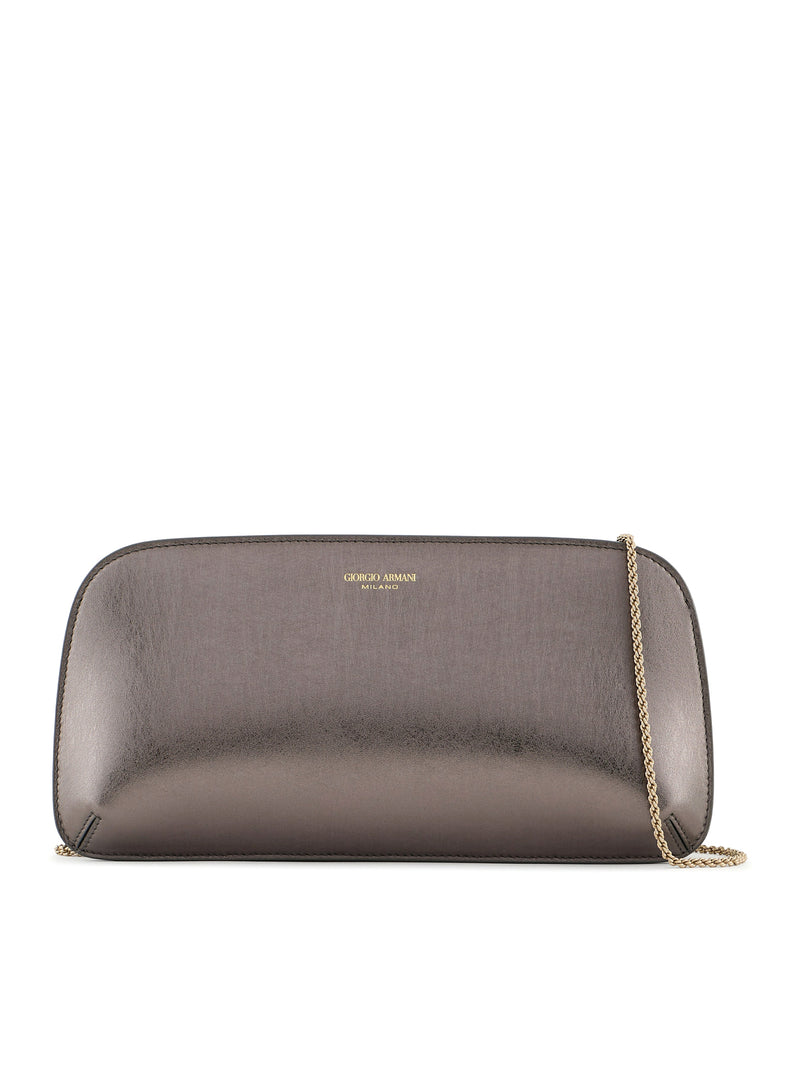 CLUTCH ORIZZONTALE LA PRIMA IN PELLE LAMINATA