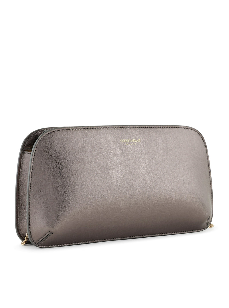 CLUTCH ORIZZONTALE LA PRIMA IN PELLE LAMINATA