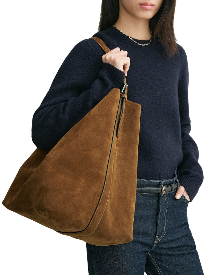 BORSA BELTEG TOTE IN SUEDE