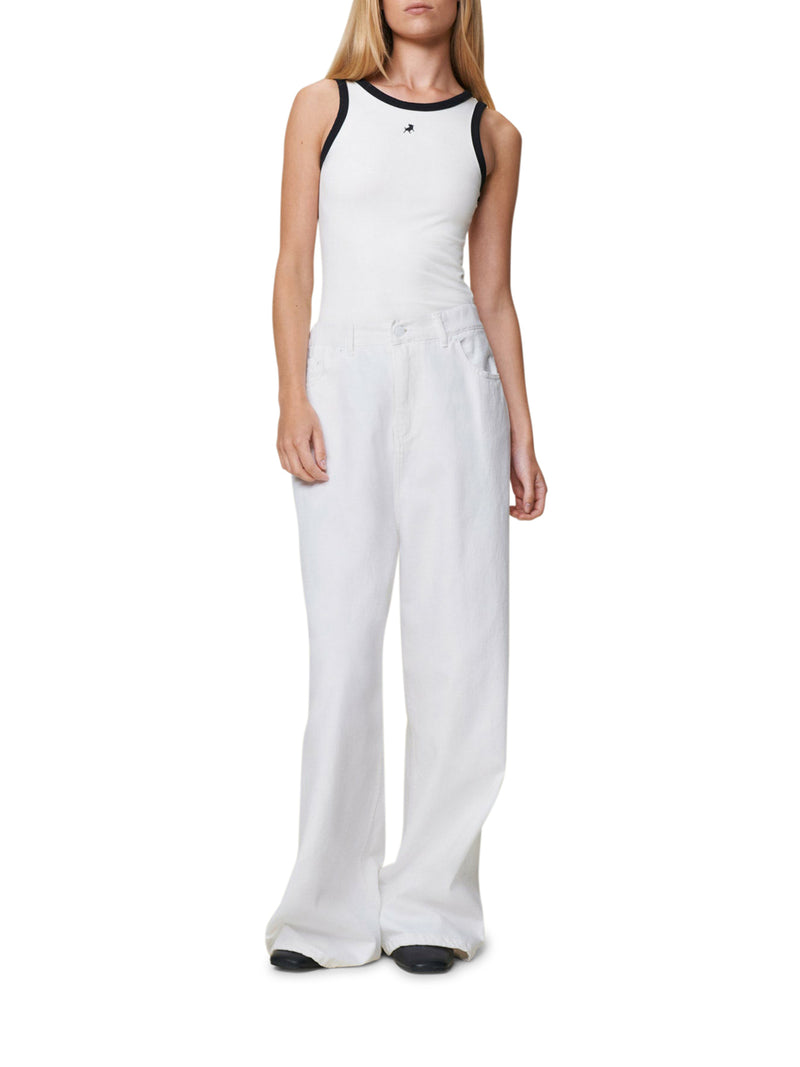 JEANS IN DENIM BIANCO PALOMA