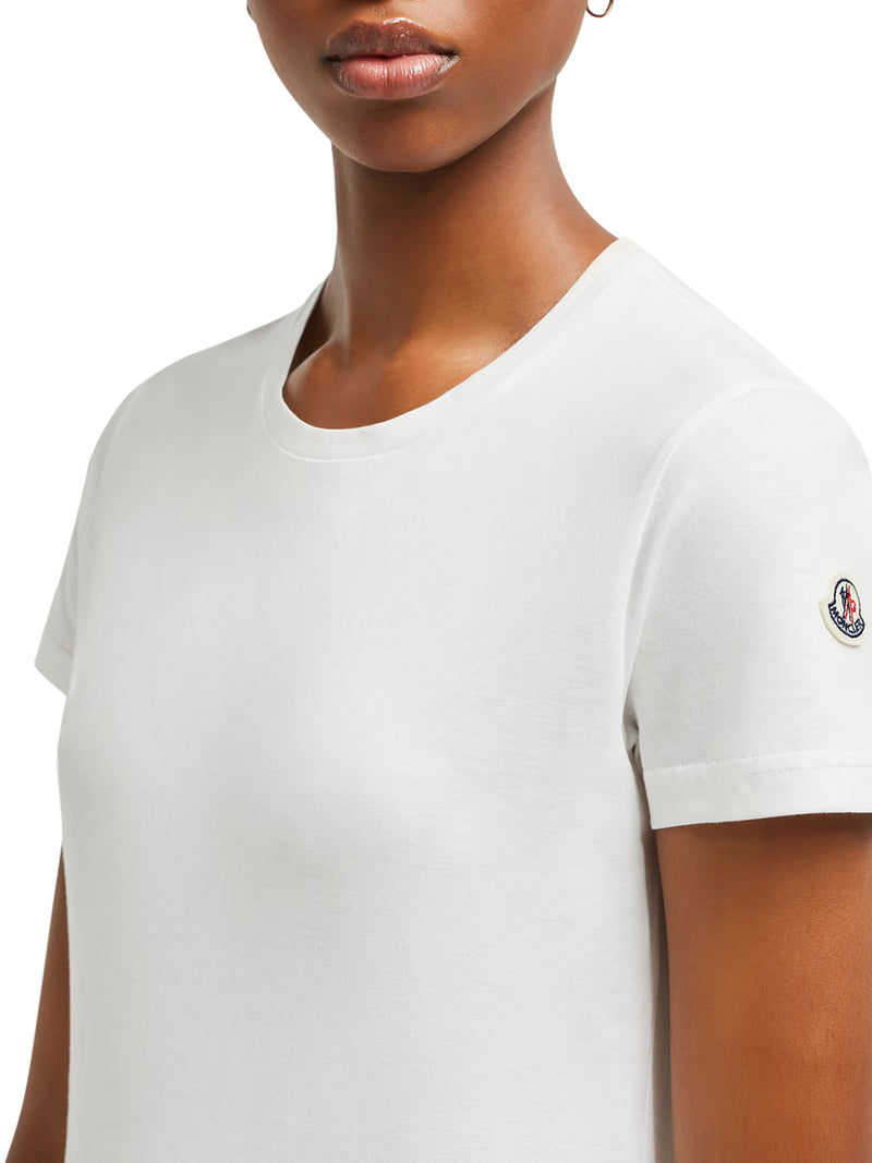 T-SHIRT IN JERSEY DI COTONE CON LOGO PATCH