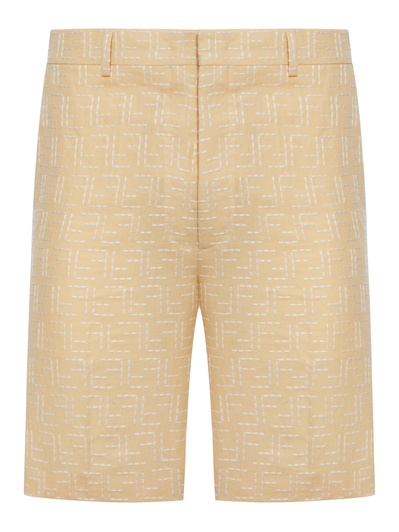 BERMUDA IN JACQUARD FF DI LINO