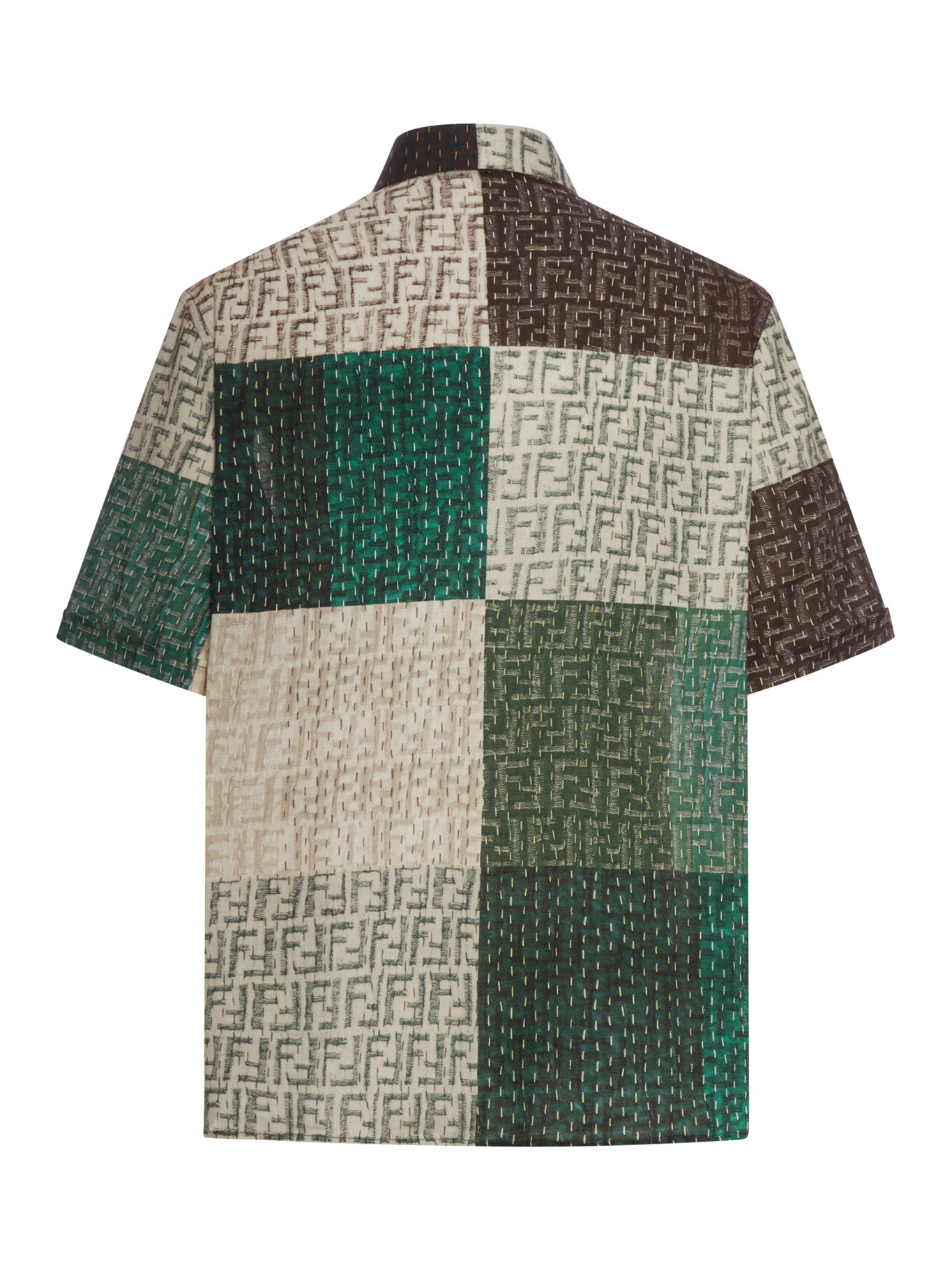 CAMICIA IN LINO CON LOGO FF