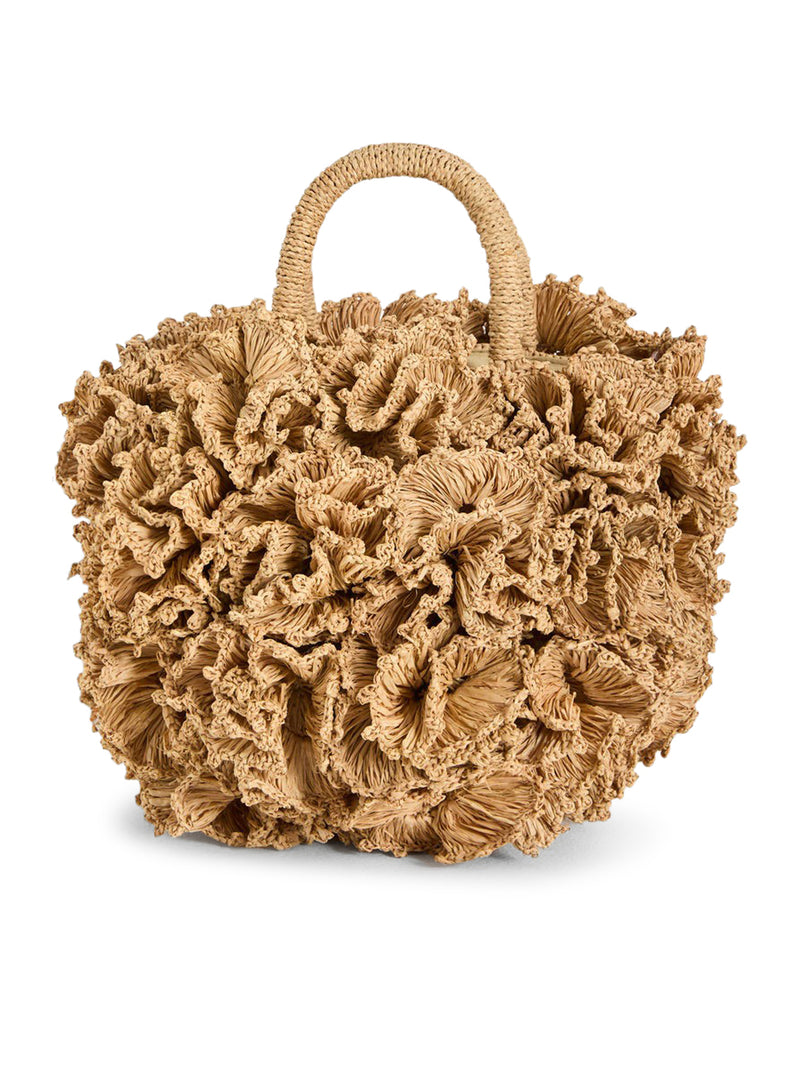 BORSA CORAL IN RAFIA