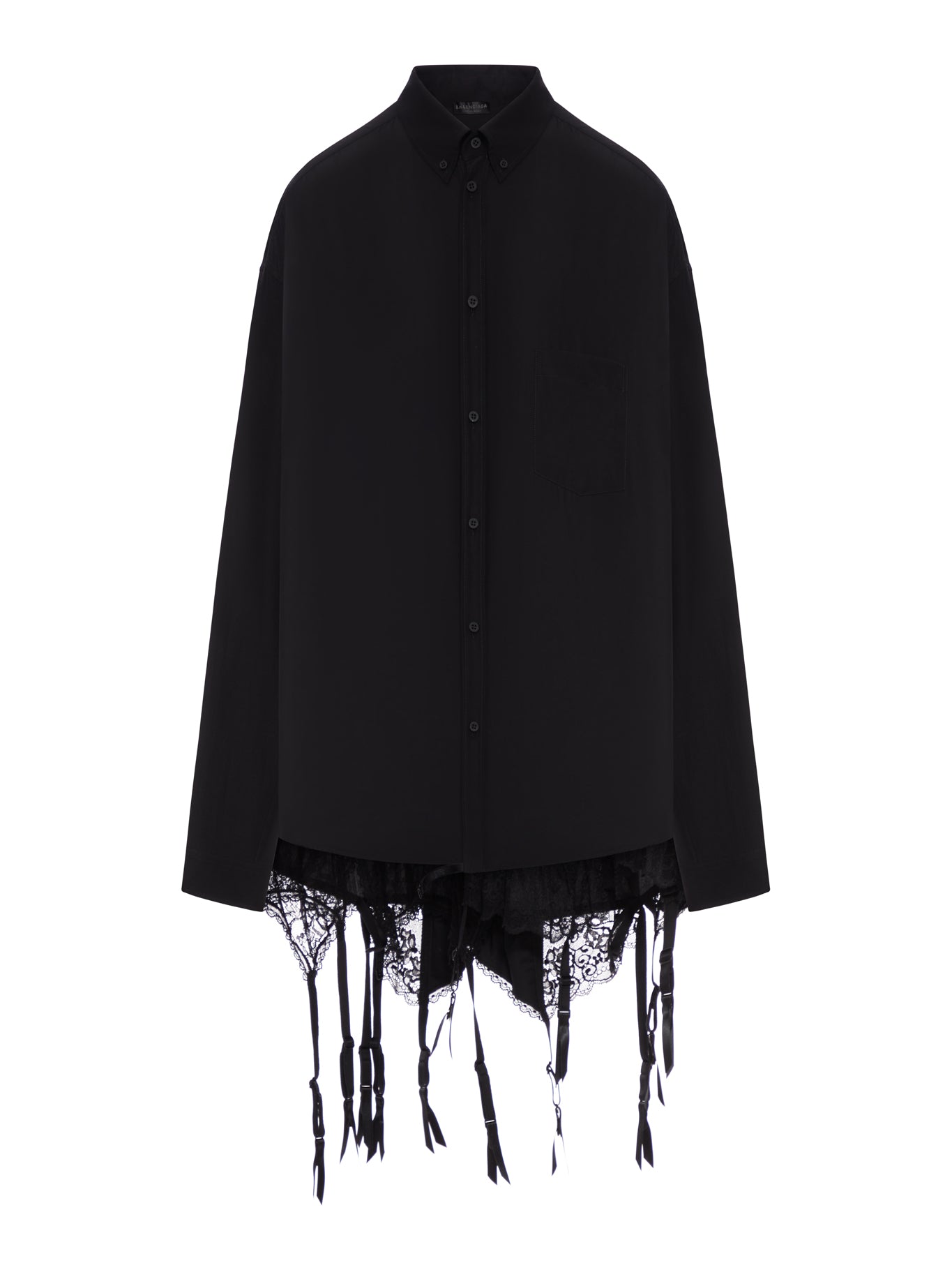 CAMICIA LINGERIE NERA