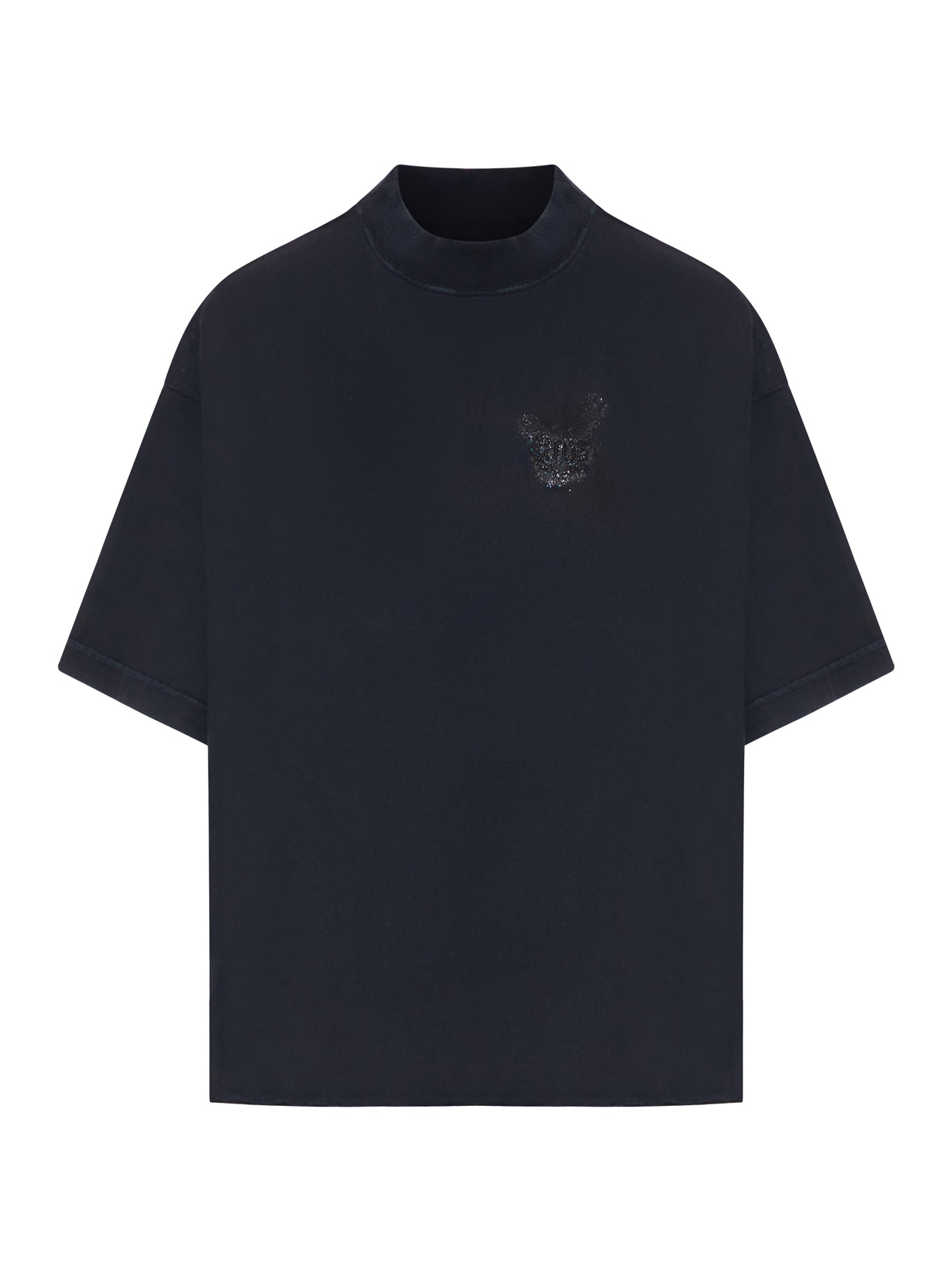 T-SHIRT CROPPED NAIL POLISH IN NERO SLAVATO