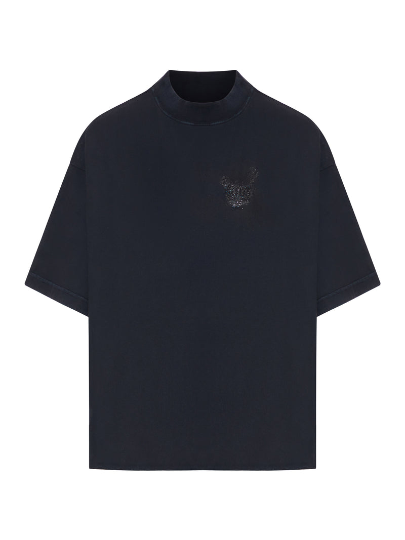 T-SHIRT CROPPED NAIL POLISH IN NERO SLAVATO