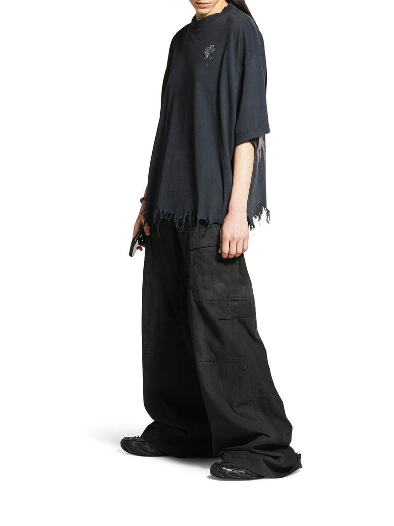 T-SHIRT CROPPED NAIL POLISH IN NERO SLAVATO