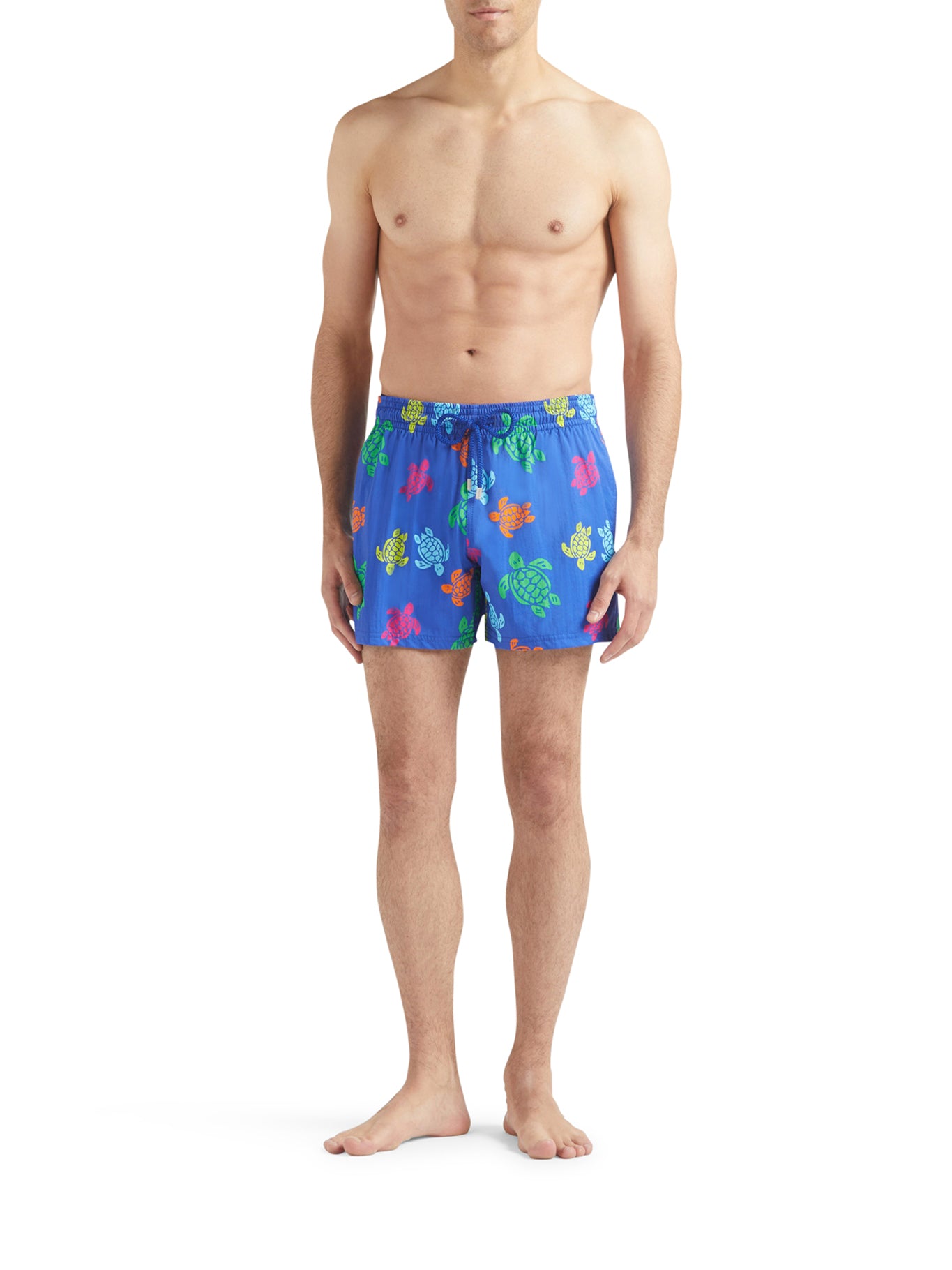 PANTALONCINI MARE UOMO ELASTICIZZATI TORTUES MULTICOLORES