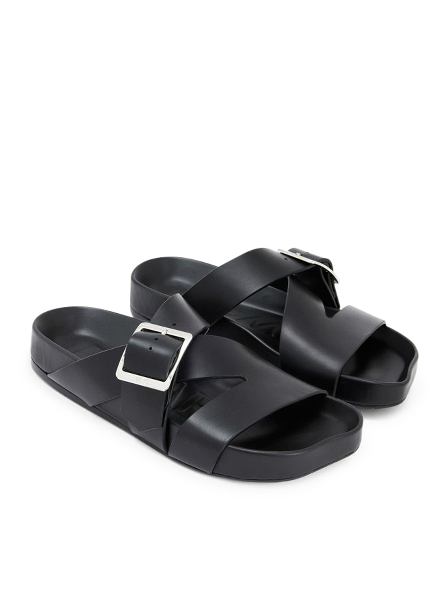 SLIDE EASE BUCKLE IN PELLE DI VITELLO CONCIATA AL VEGETALE