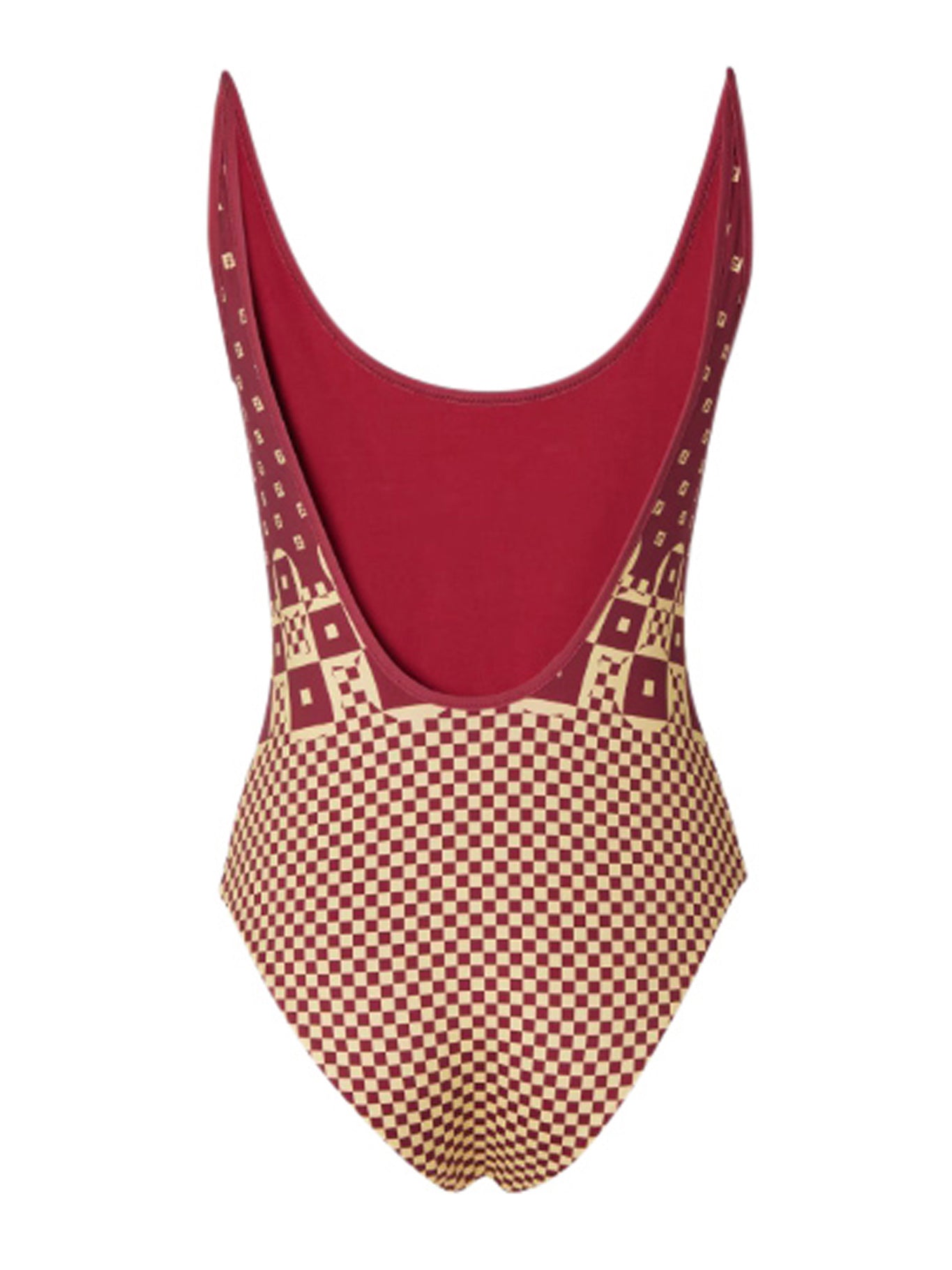 COSTUME INTERO IN LYCRA CON STAMPA MICRO PATCHWORK