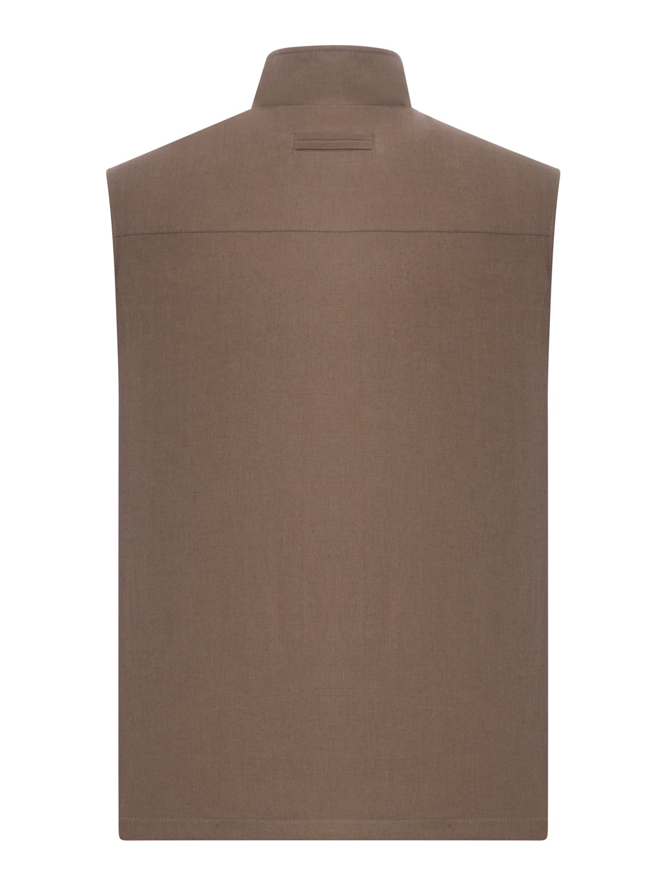 GILET IN LINO