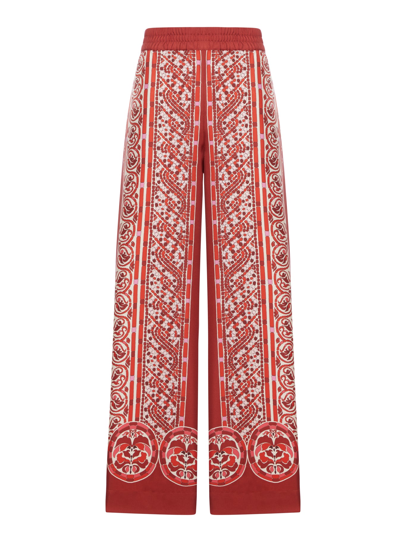 PANTALONE PALAZZO IN SETA