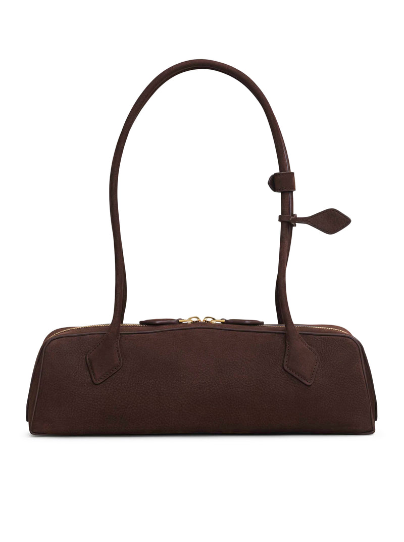 BORSA LE TECKEL MEDIA IN PELLE DI VITELLO NABUK