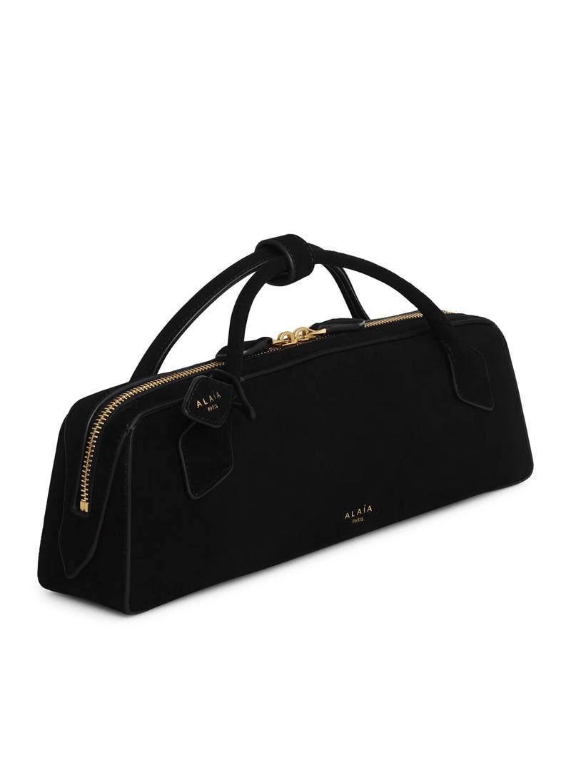 POCHETTE LE TECKEL IN PELLE DI CAPRA SCAMOSCIATA