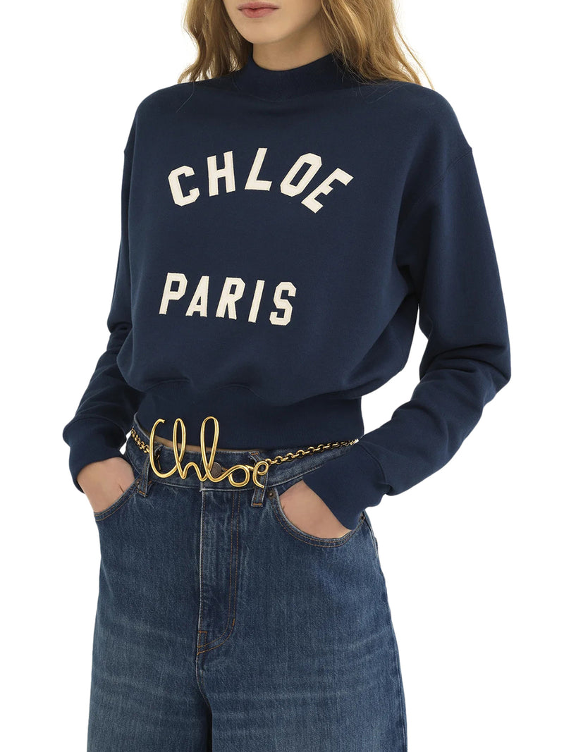 MAGLIONE A COLLO ALTO CON LOGO