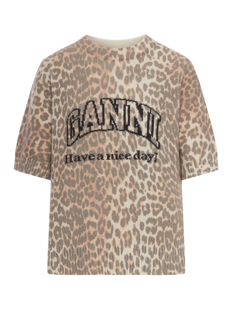 T-SHIRT IN MISTO LANA