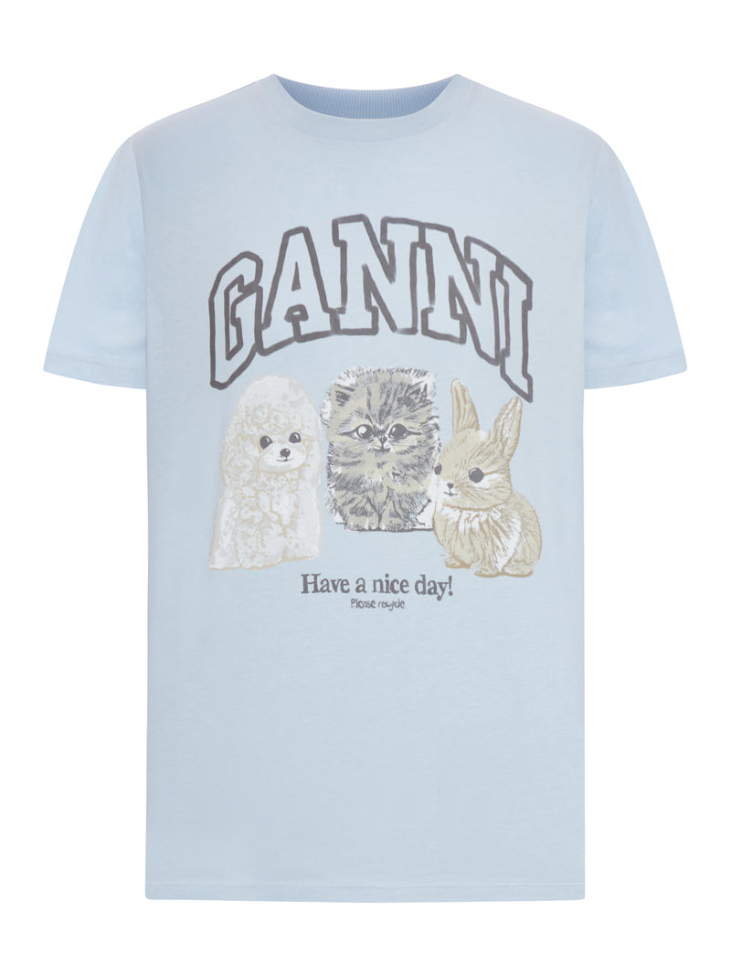 T-SHIRT IN COTONE CON STAMPA
