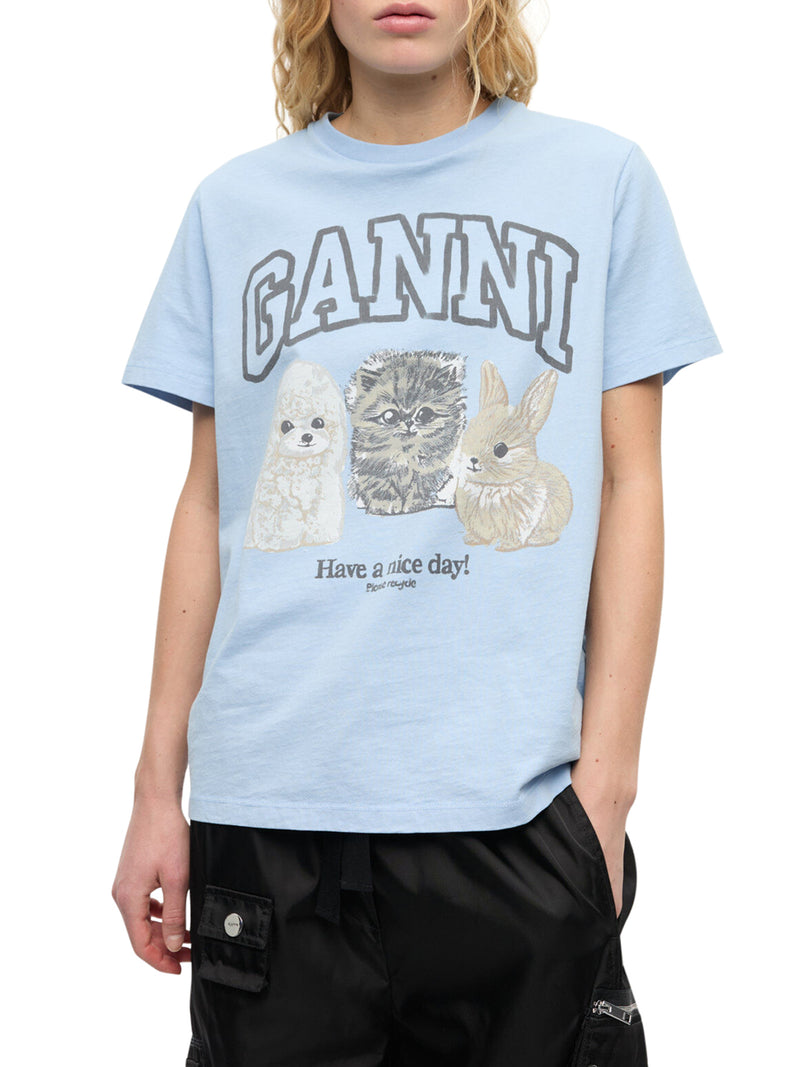 T-SHIRT IN COTONE CON STAMPA