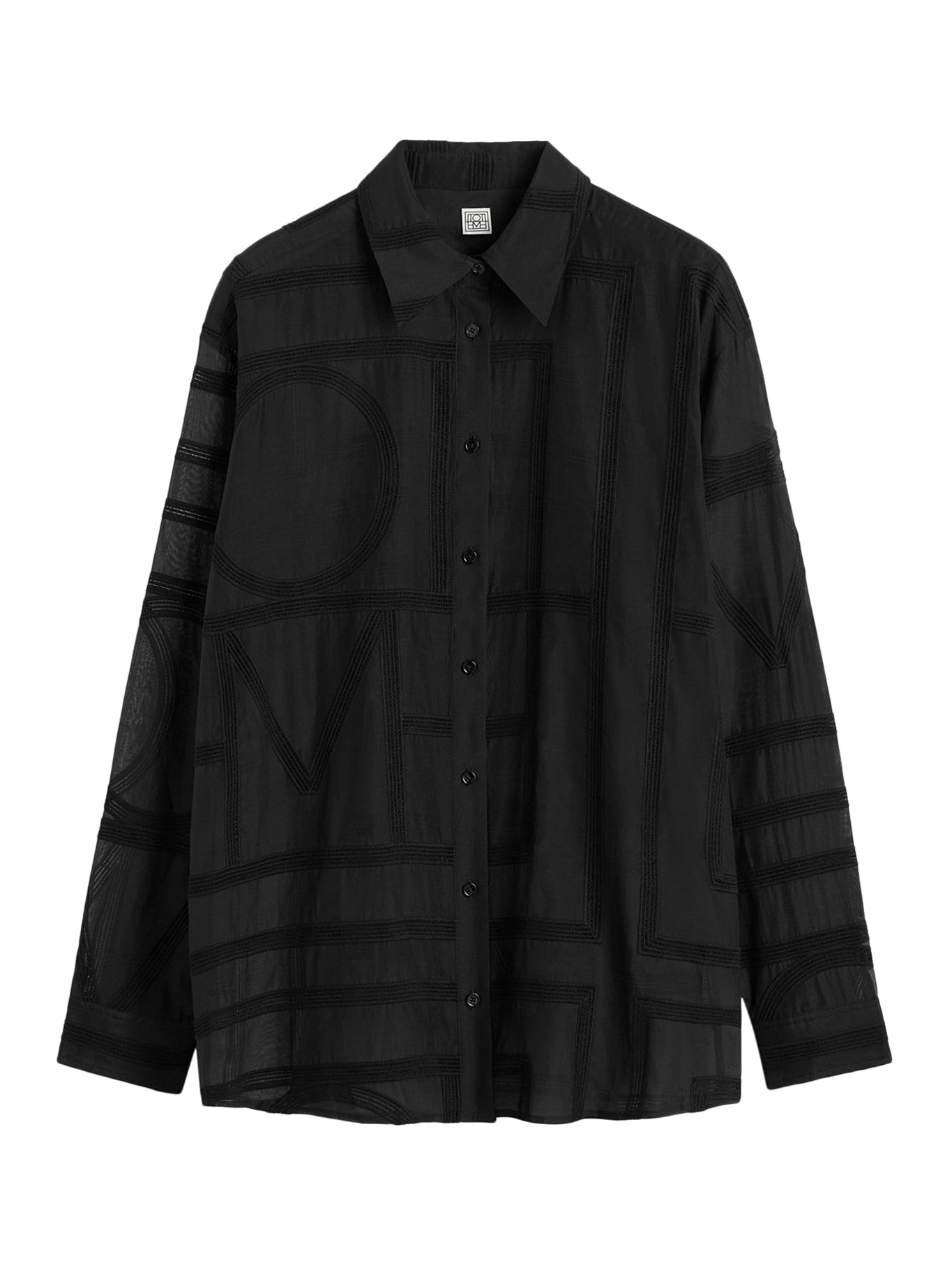 CAMICIA IN SETA CON MONOGRAM