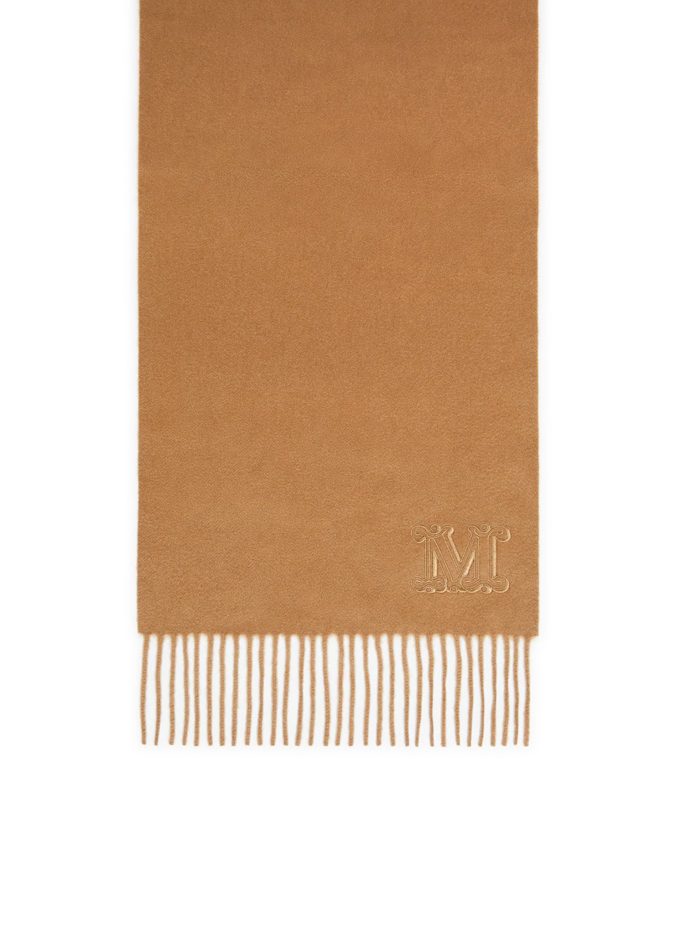 STOLA IN CASHMERE CON RICAMO MONOGRAM