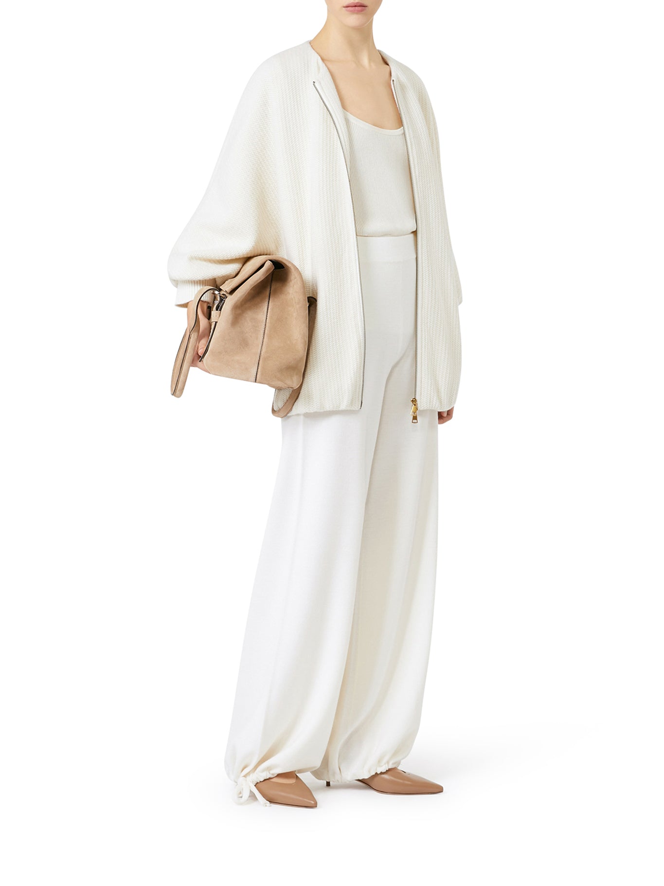 PANTALONI IN FILATO DI LANA