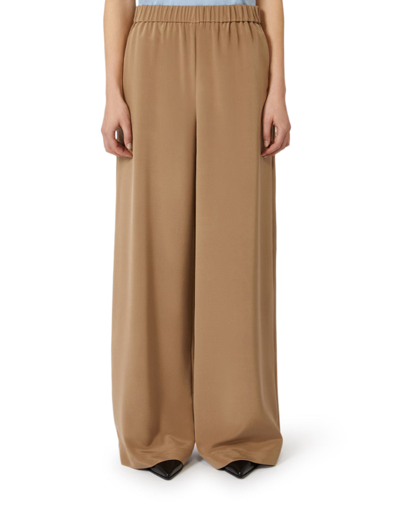 PANTALONE COMFORT IN CRÊPE DE CHINE STRETCH