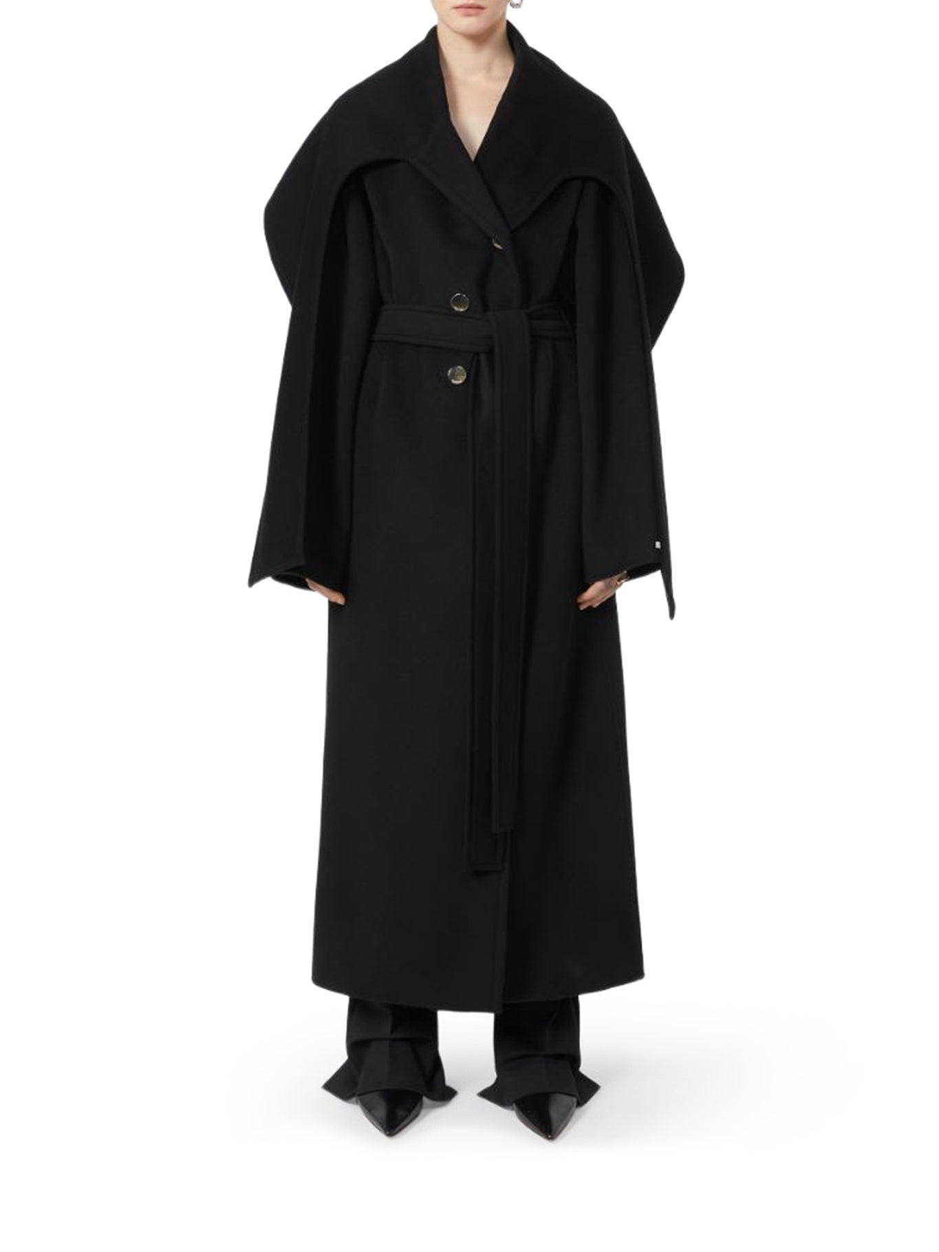 CAPPOTTO CON COLLO A SCIARPA