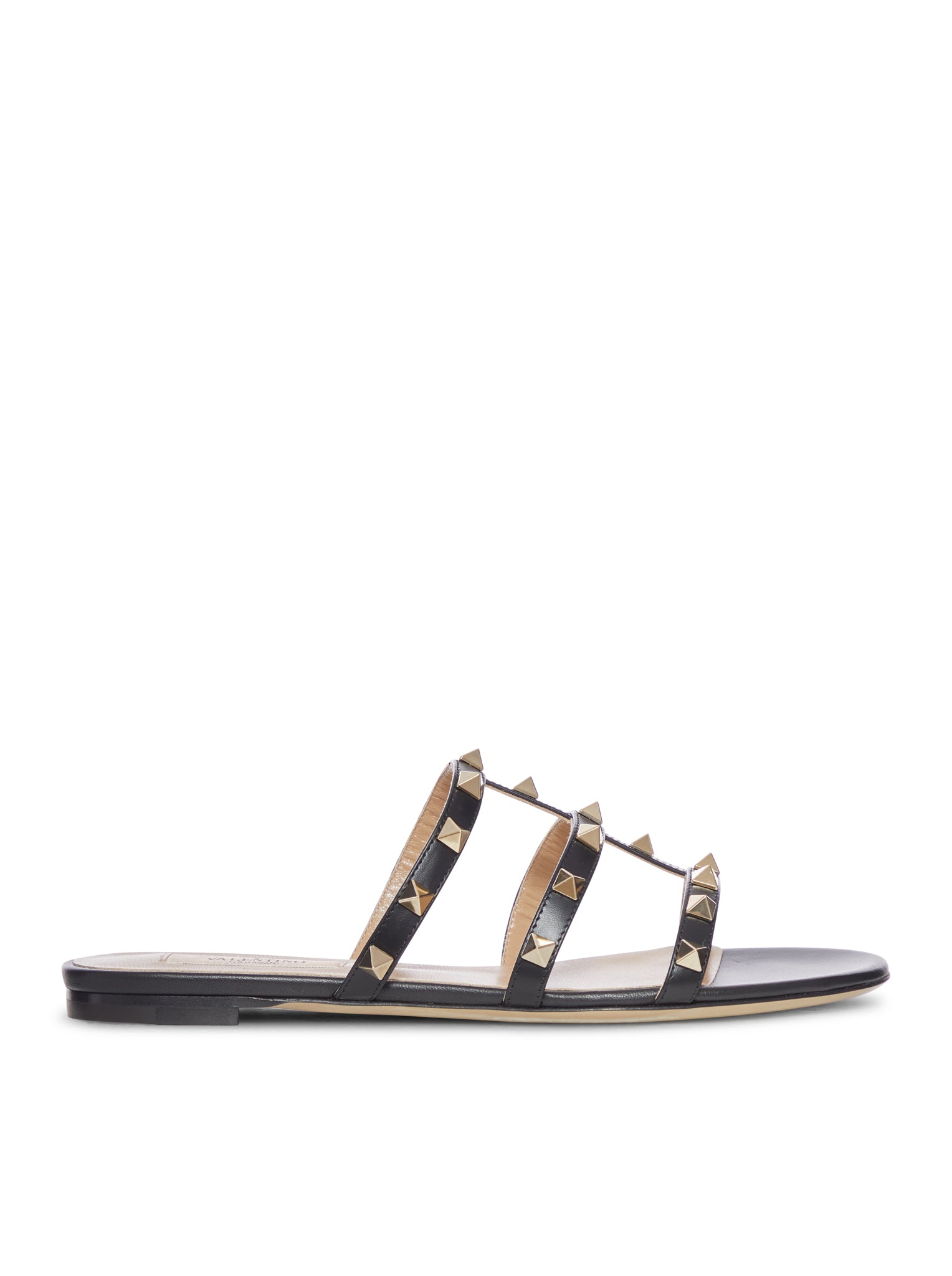 SANDALI ROCKSTUD CON SUOLA PIATTA