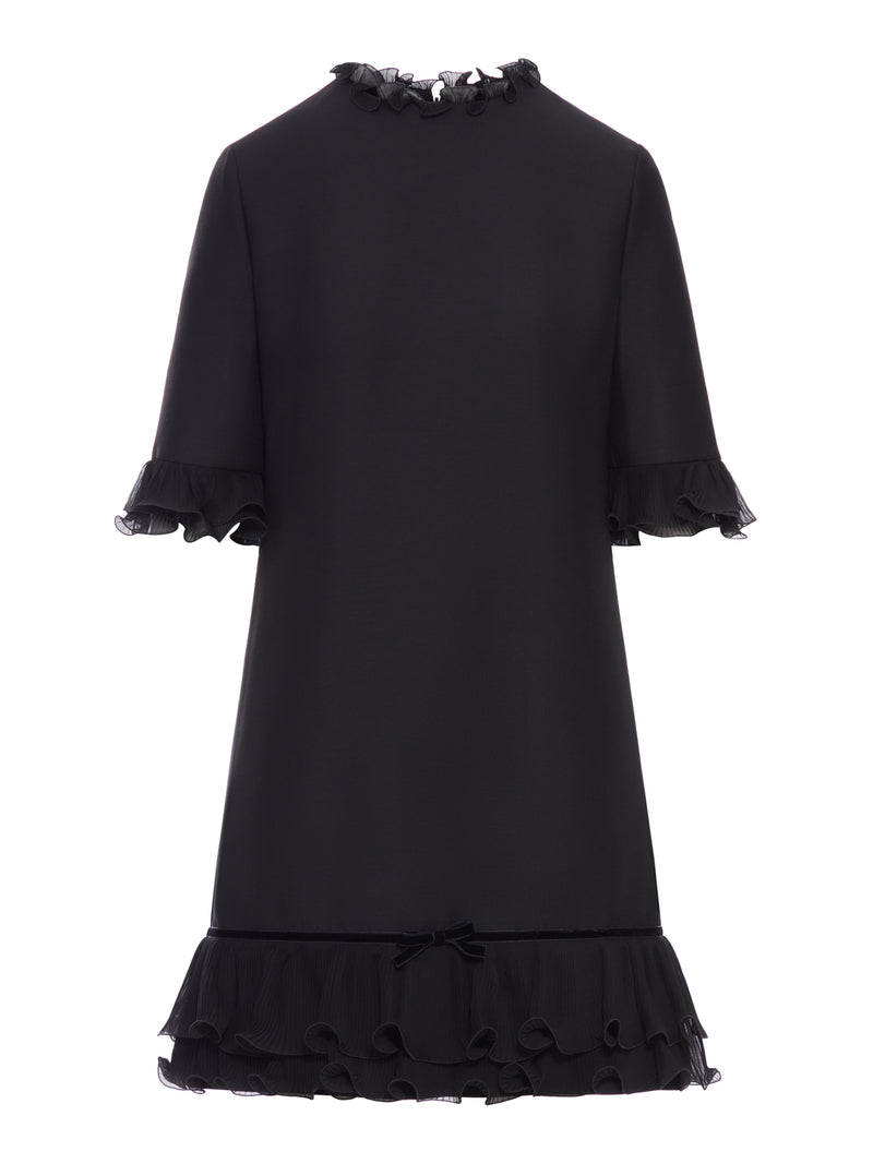 ABITO CORTO IN CREPE COUTURE