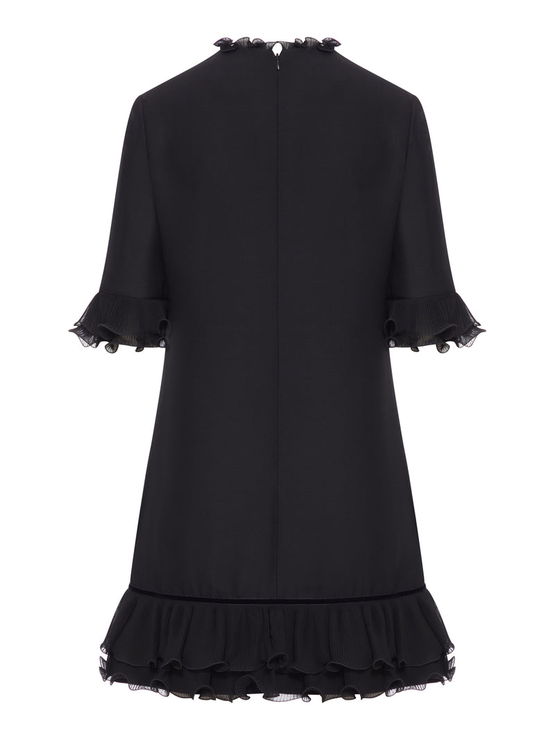 ABITO CORTO IN CREPE COUTURE