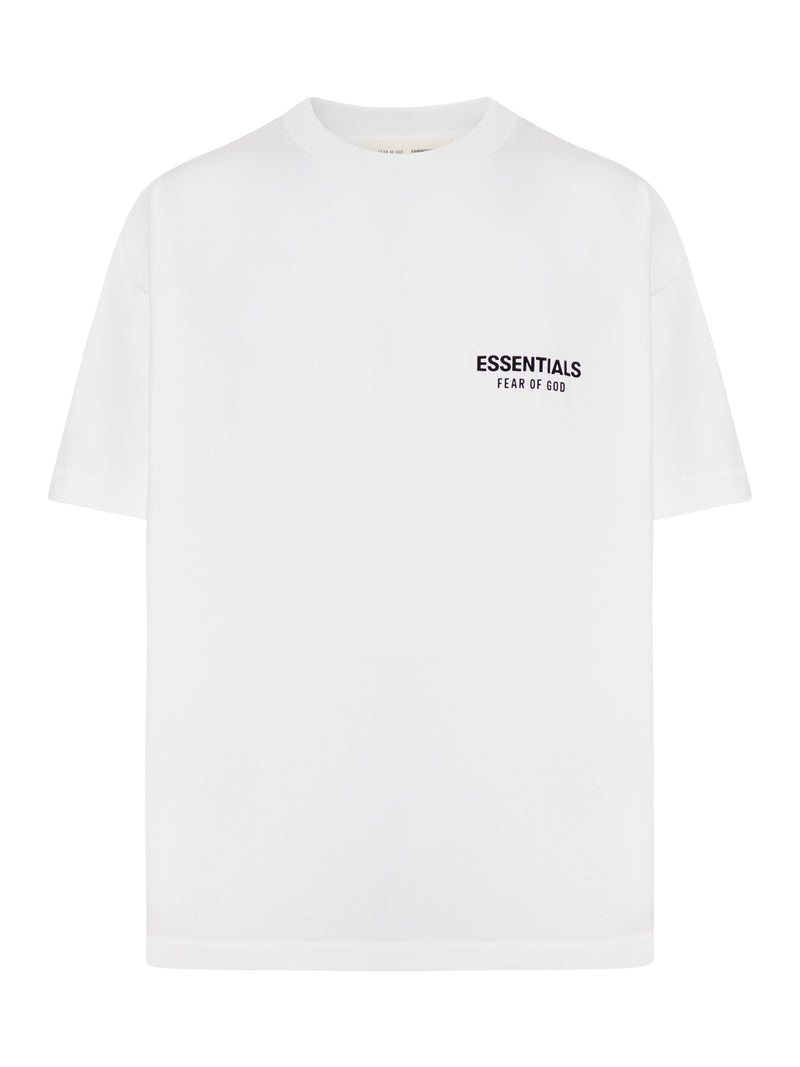 T-SHIRT MANICHE CORTE IN COTONE