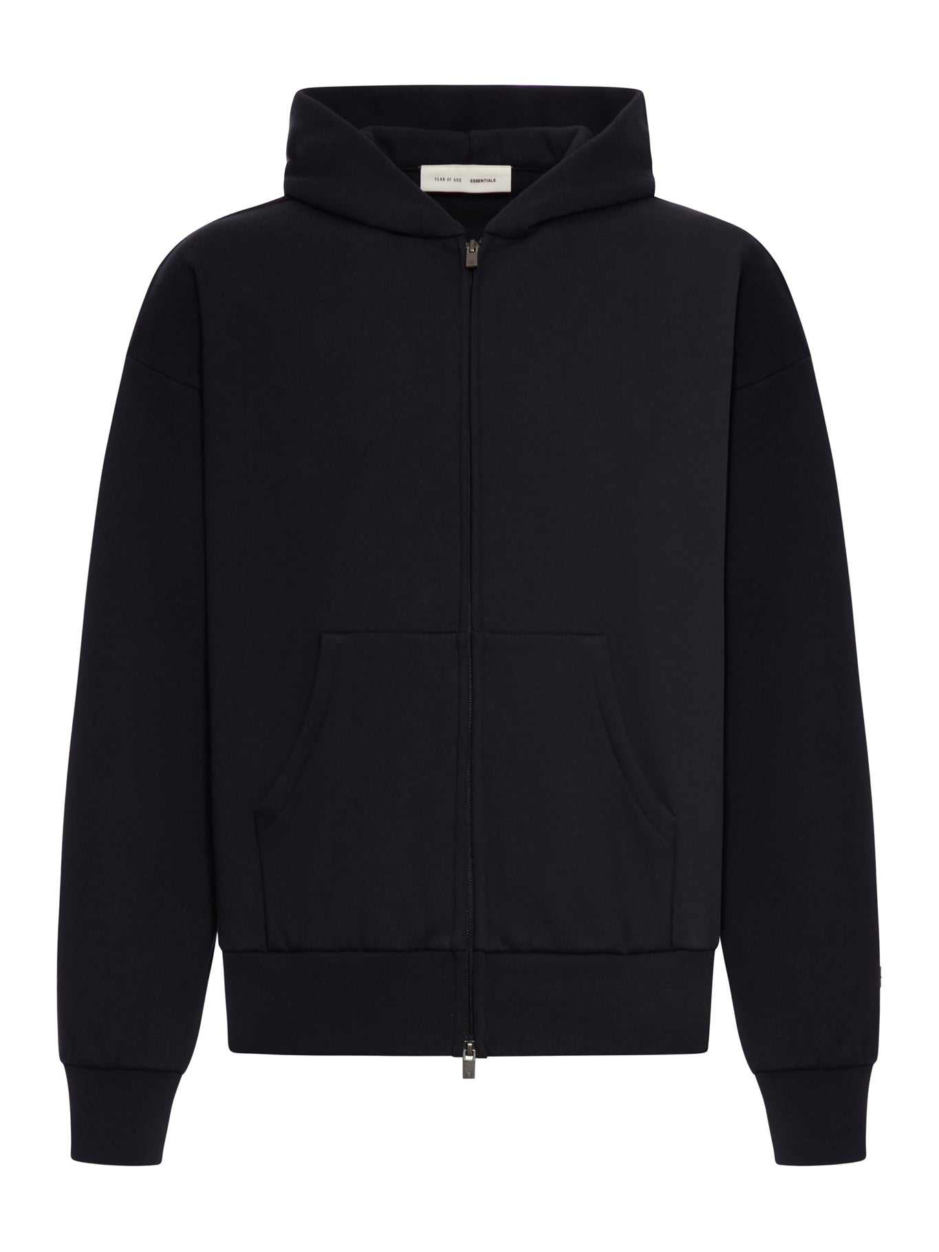 FELPA CON ZIP E CAPPUCCIO