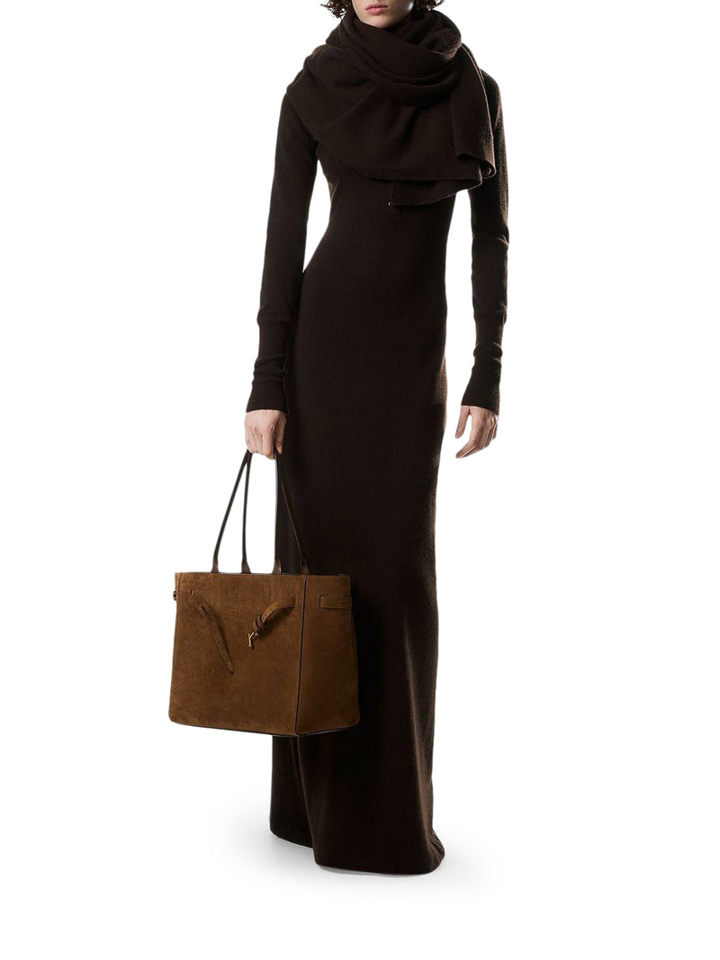 BORSA MEDIA AUDREY IN PELLE SCAMOSCIATA