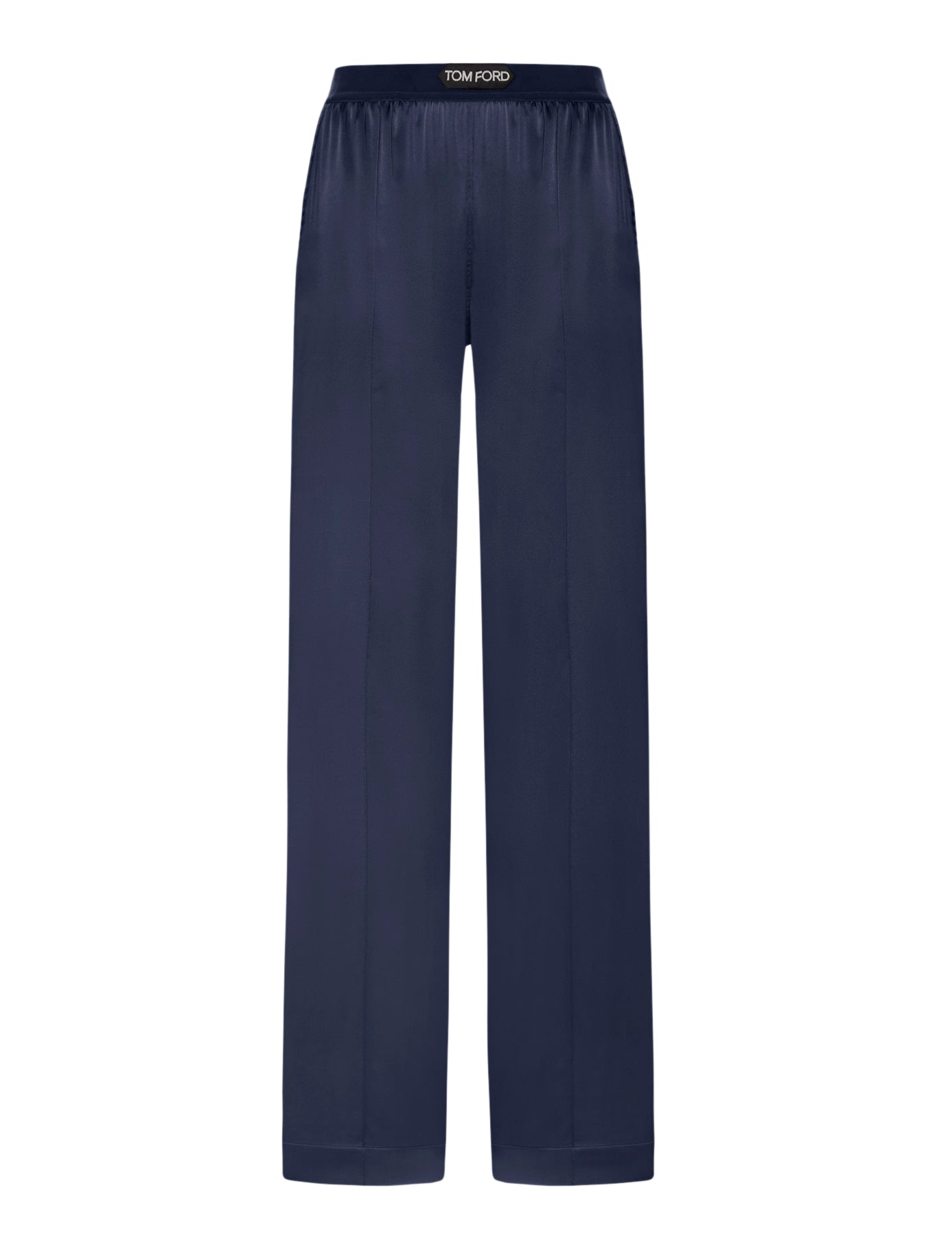 PANTALONI IN RASO DI SETA STRETCH