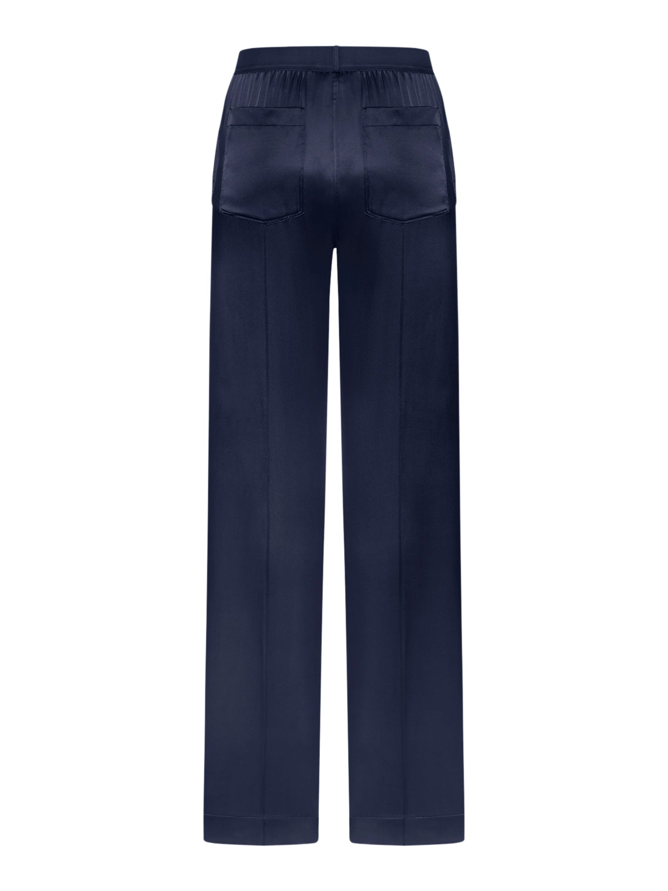 PANTALONI IN RASO DI SETA STRETCH
