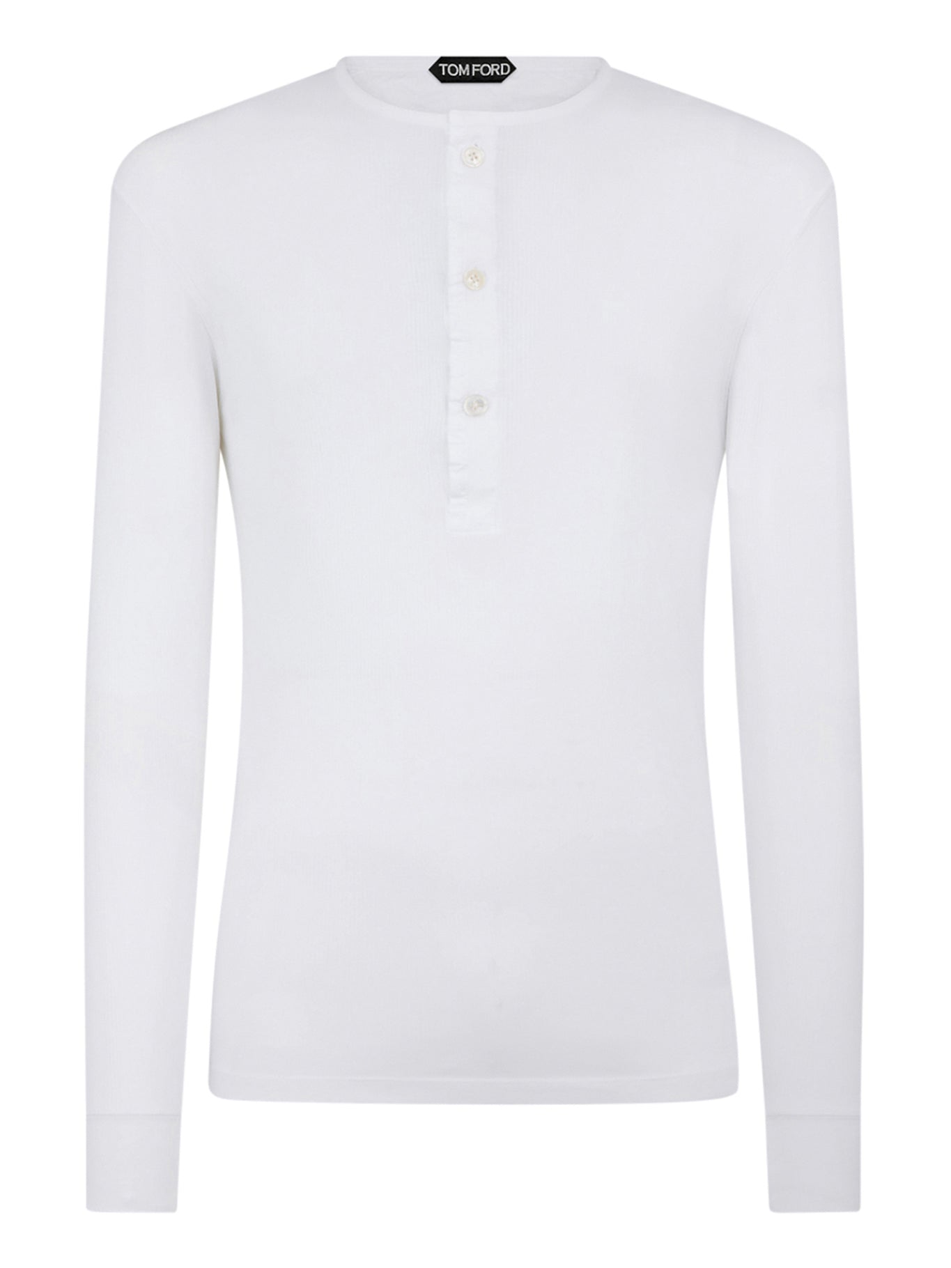 T-SHIRT HENLEY IN COTONE