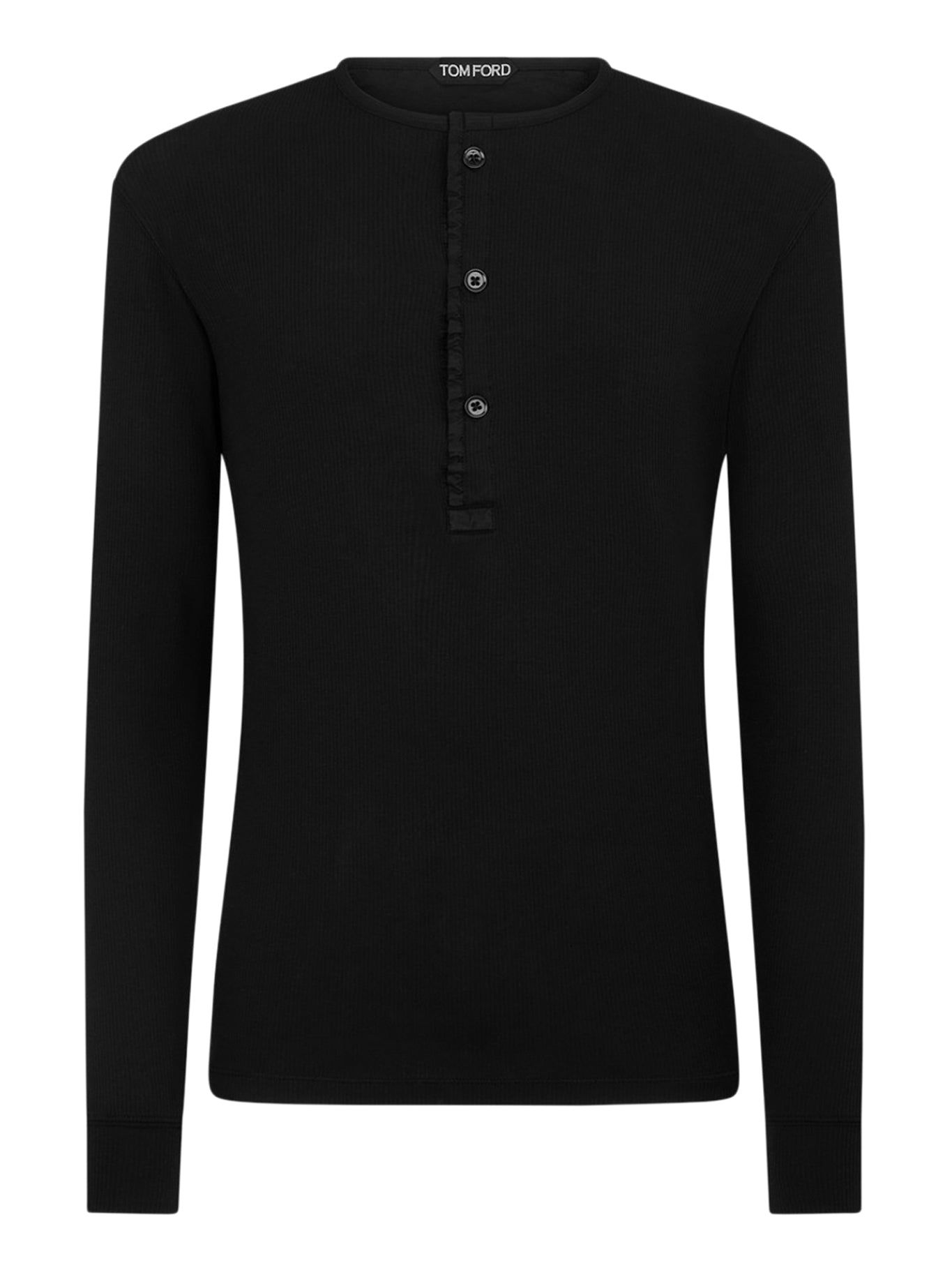 T-SHIRT HENLEY IN COTONE