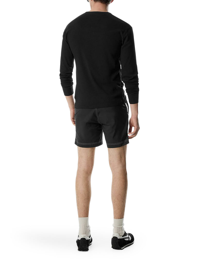 T-SHIRT HENLEY IN COTONE