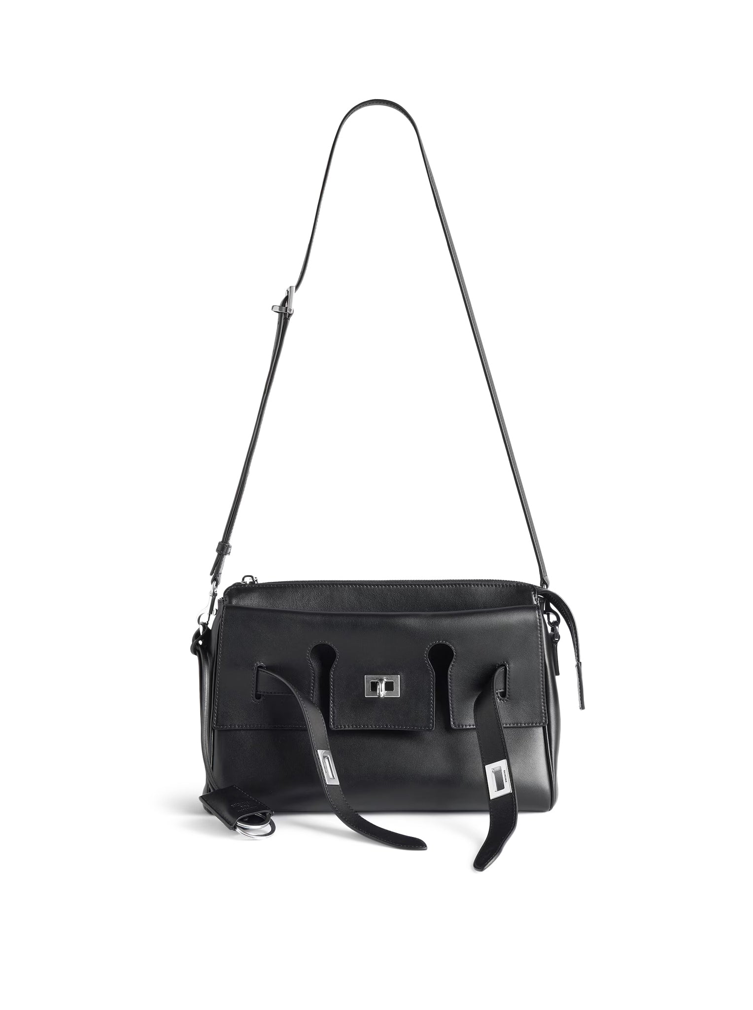 BORSA MESSANGER CON ZIP BEL AIR PICCOLA IN PELLE DI VITELLO LISCIA