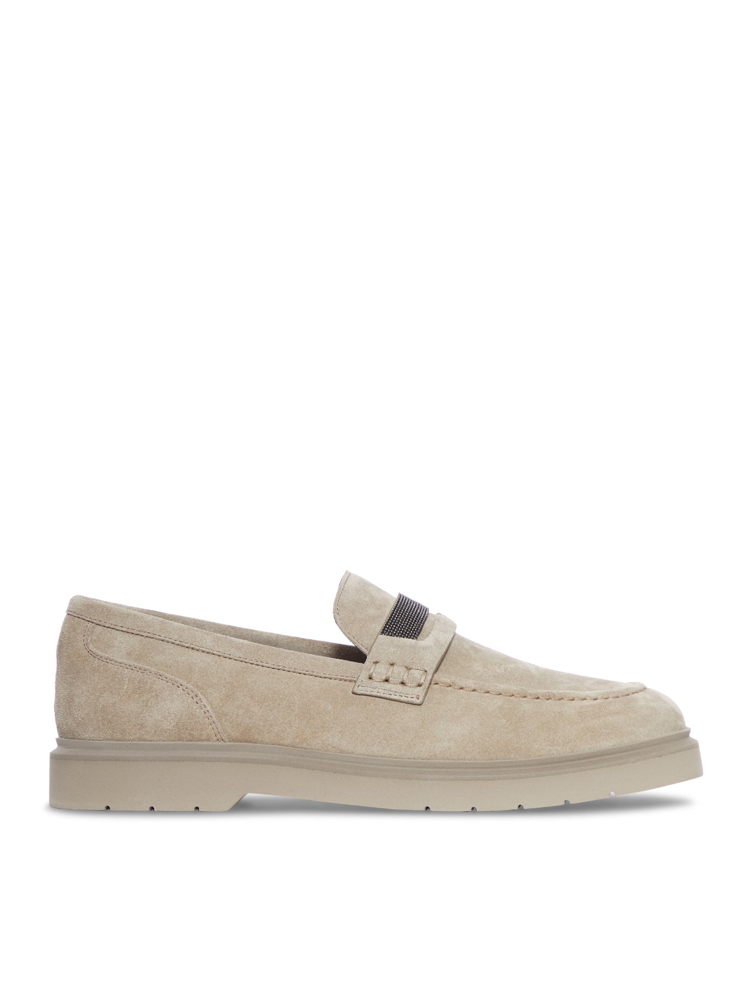PENNY LOAFER IN CAMOSCIO CON MONILE